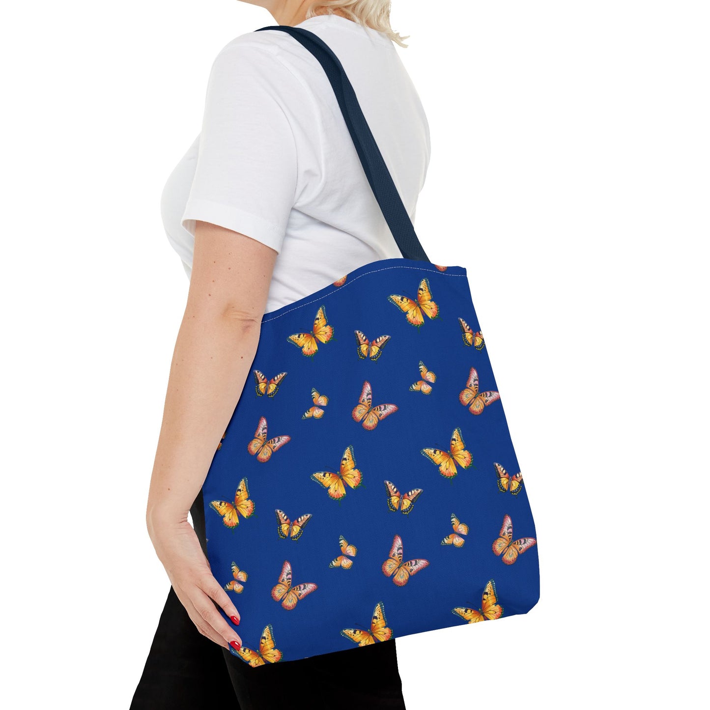 Colorful Butterfly Print Tote Bag - Stylish & Functional