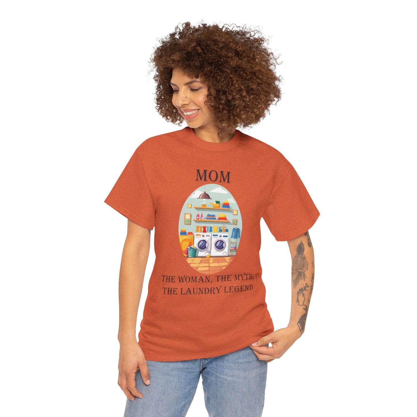 Mom Laundry Legend Unisex Heavy Cotton Tee