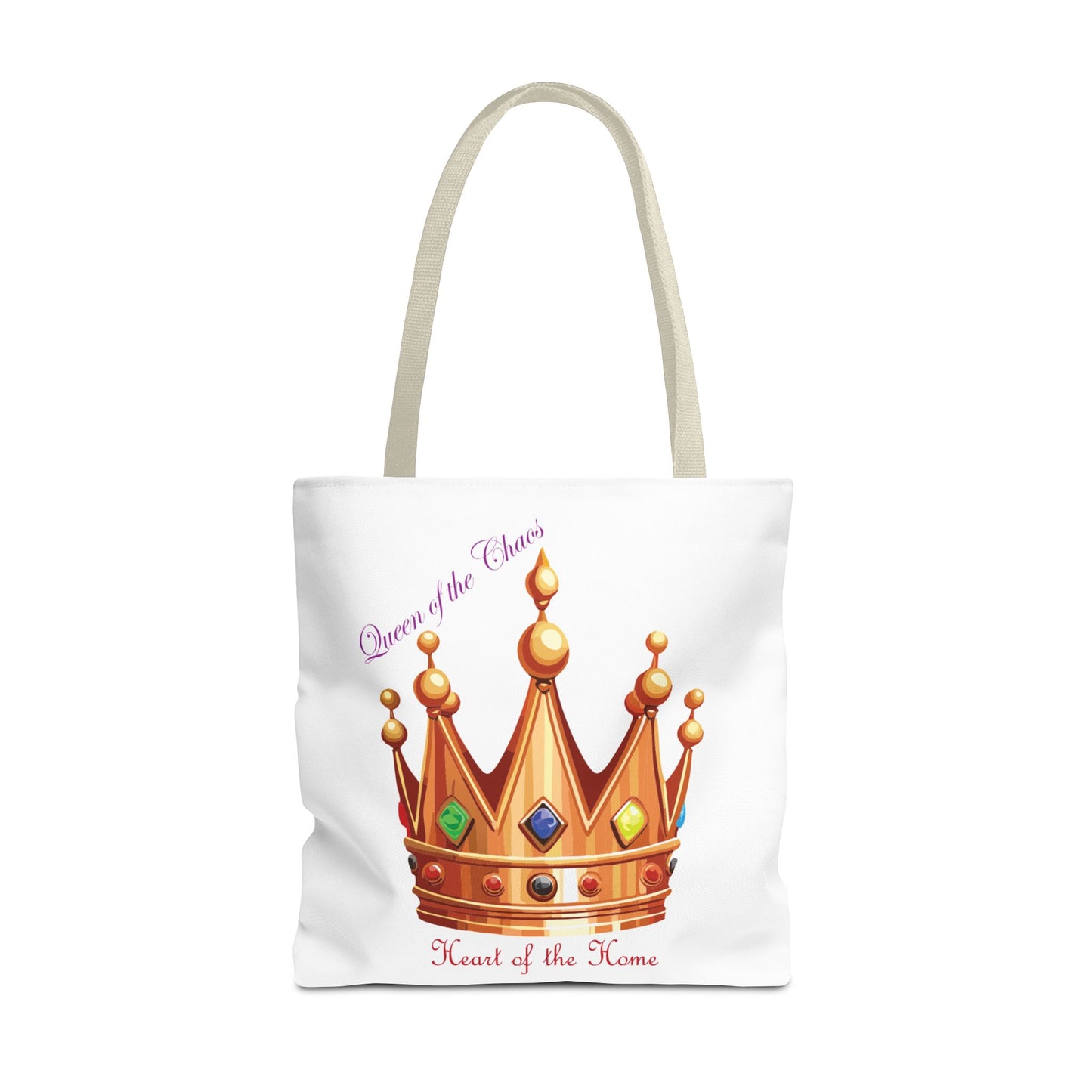 Queen of Chaos Tote Bag - Heart of the Home Style