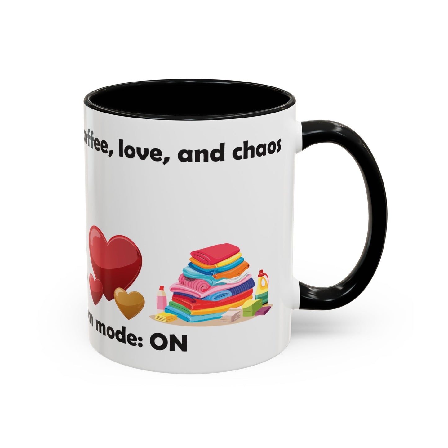 Mom Life Coffee Mug - 'Fueled by Coffee, Love & Chaos' - Perfect Gift for Moms