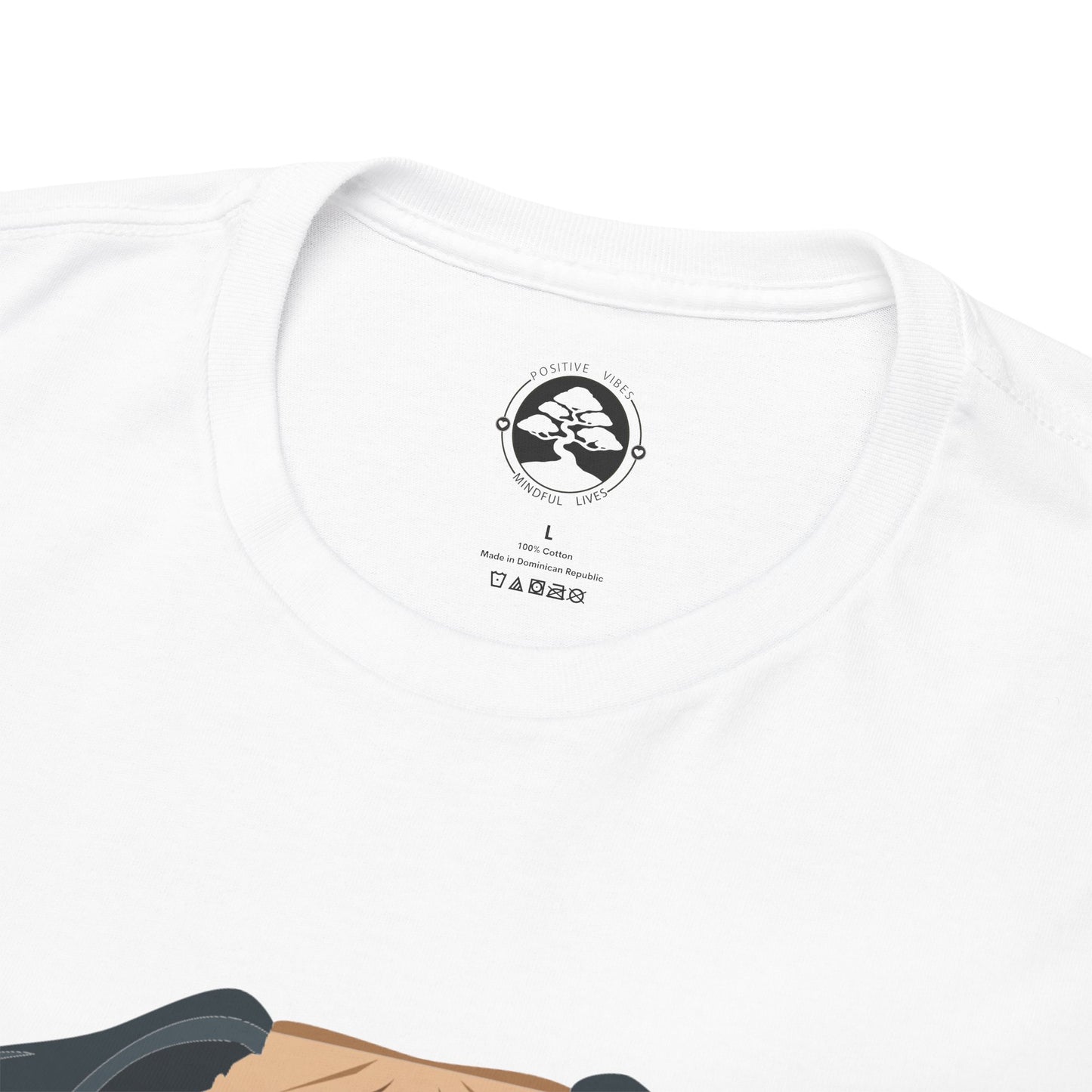 Pug - Camiseta unisex de algodón grueso "La vida de Pug me eligió"