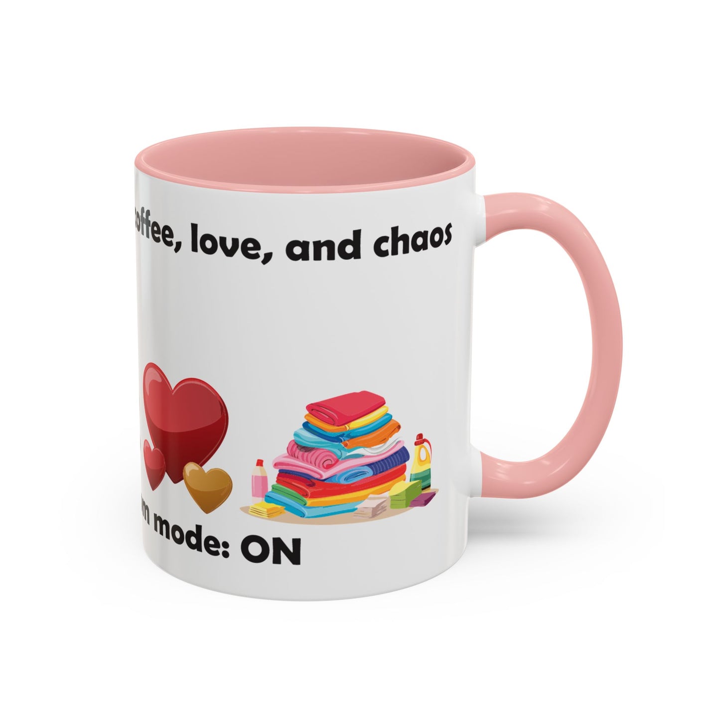 Mom Life Coffee Mug - 'Fueled by Coffee, Love & Chaos' - Perfect Gift for Moms