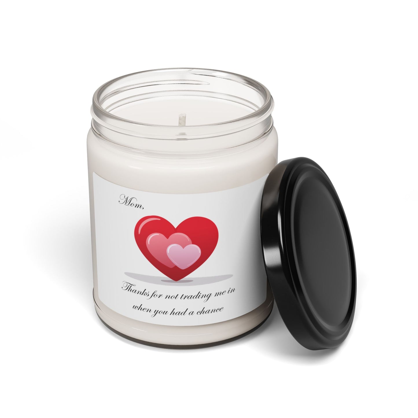 Heartfelt Mom Scented Soy Candle - 9oz, Thank You Gift for Mother's Day