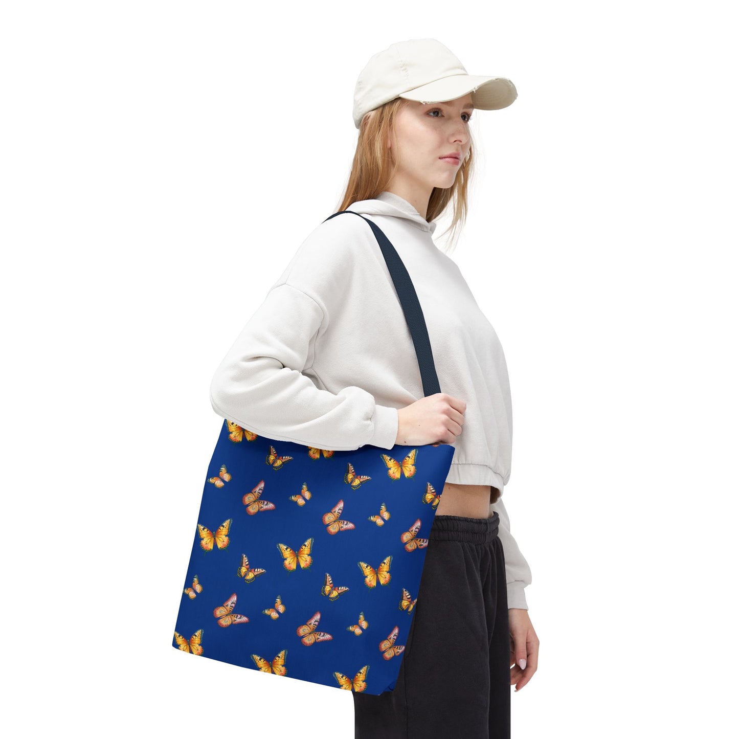Colorful Butterfly Print Tote Bag - Stylish & Functional
