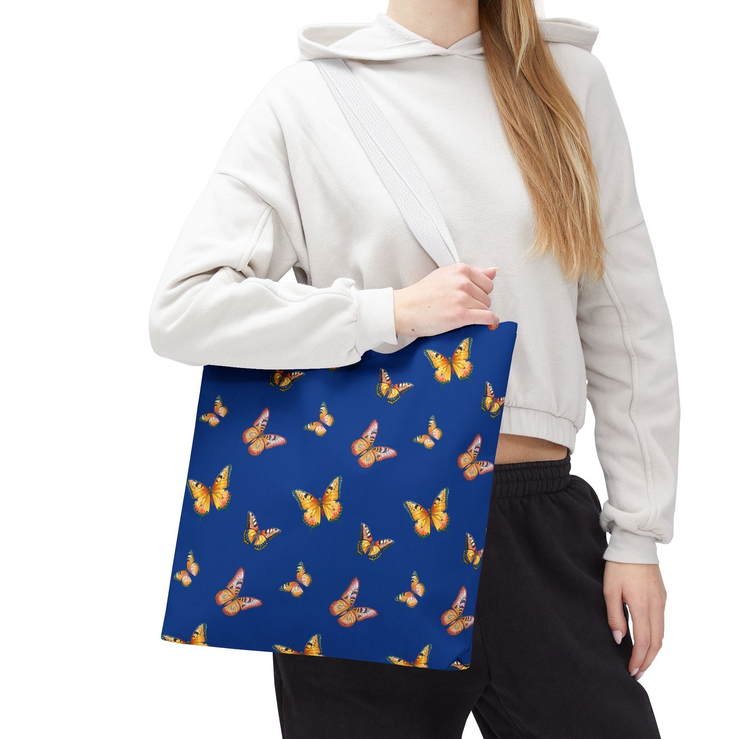 Colorful Butterfly Print Tote Bag - Stylish & Functional