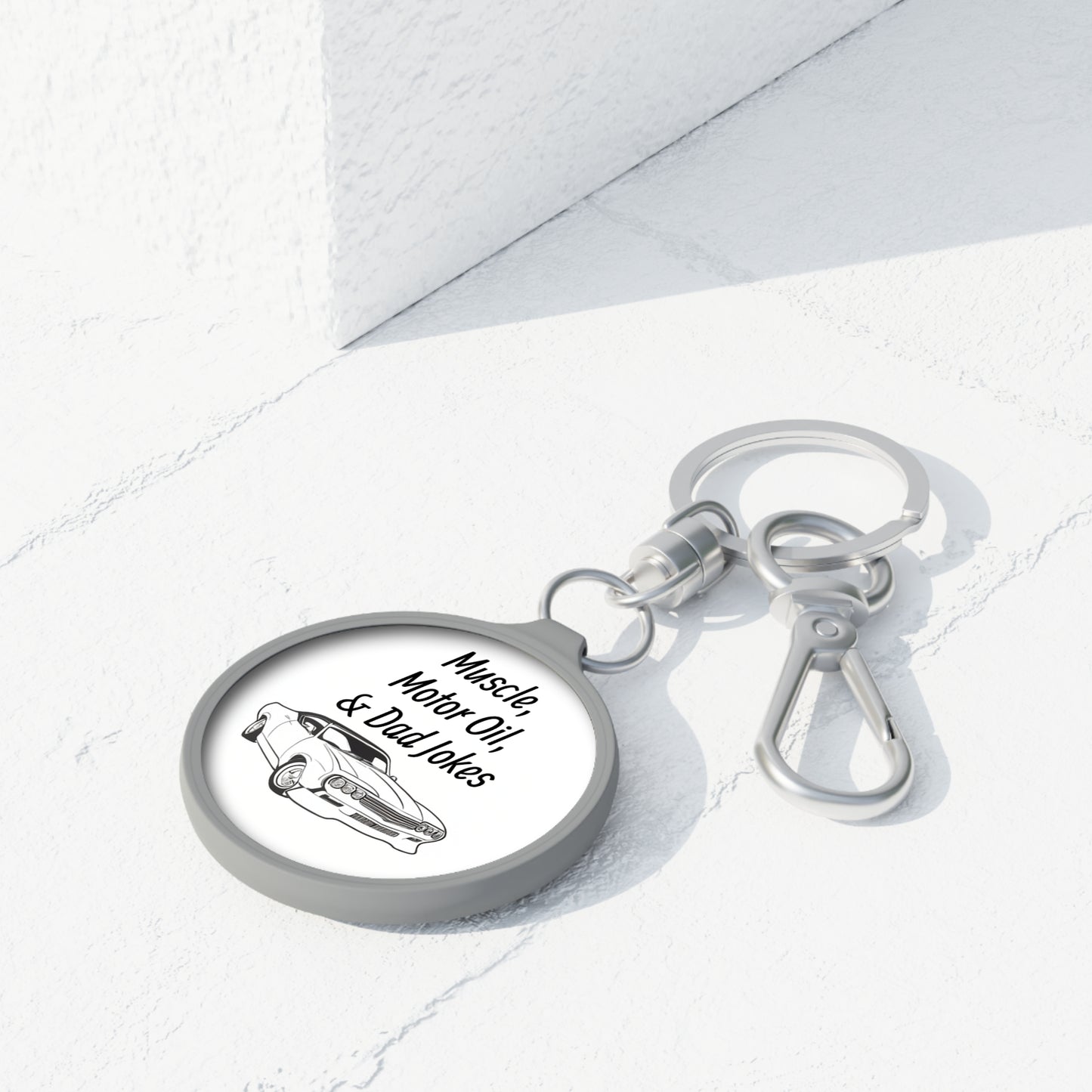 Muscle Car Keyring Tag - Perfect Gift for Dads Who Love Cars and Jokes