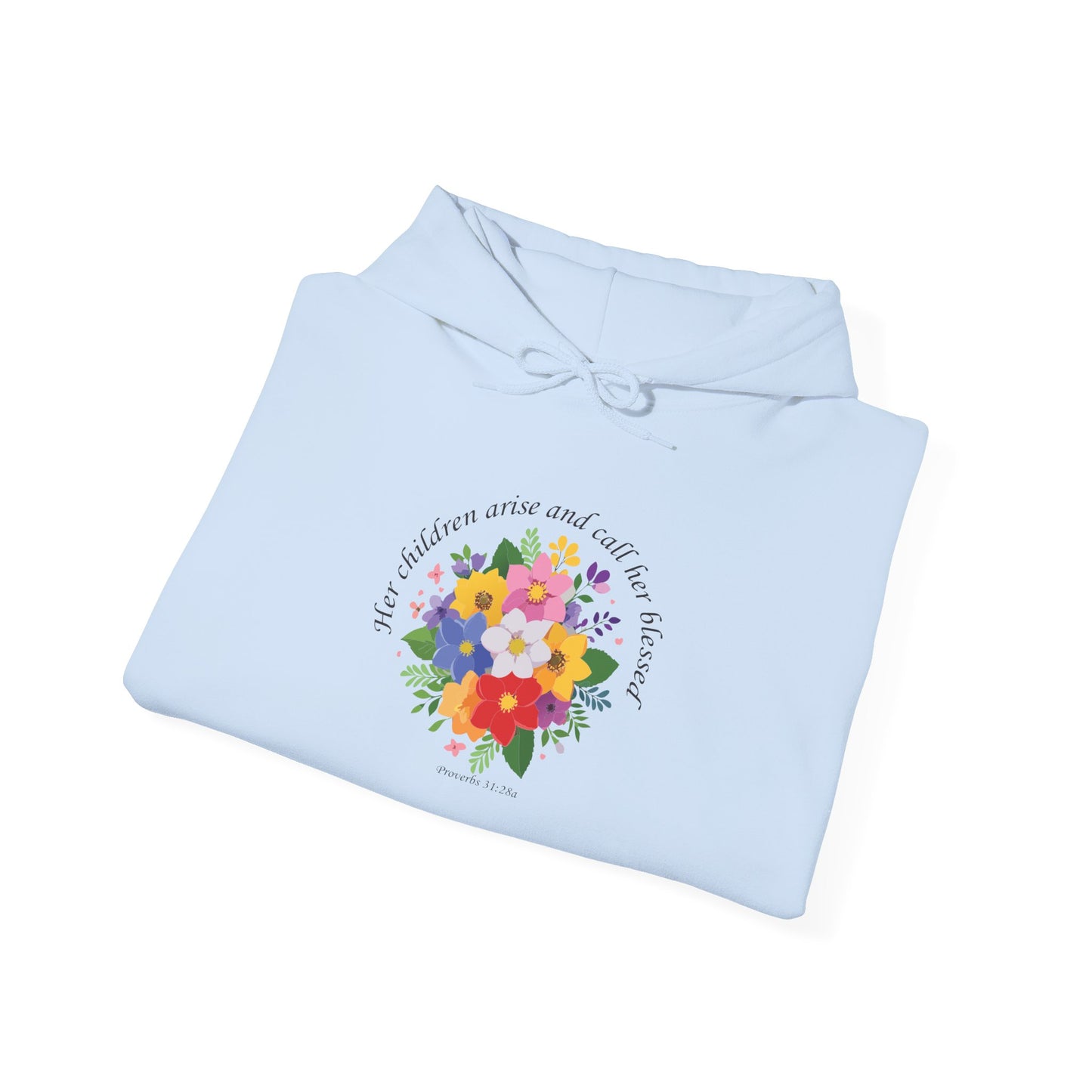 Floral Inspirational Hoodie for Mothers