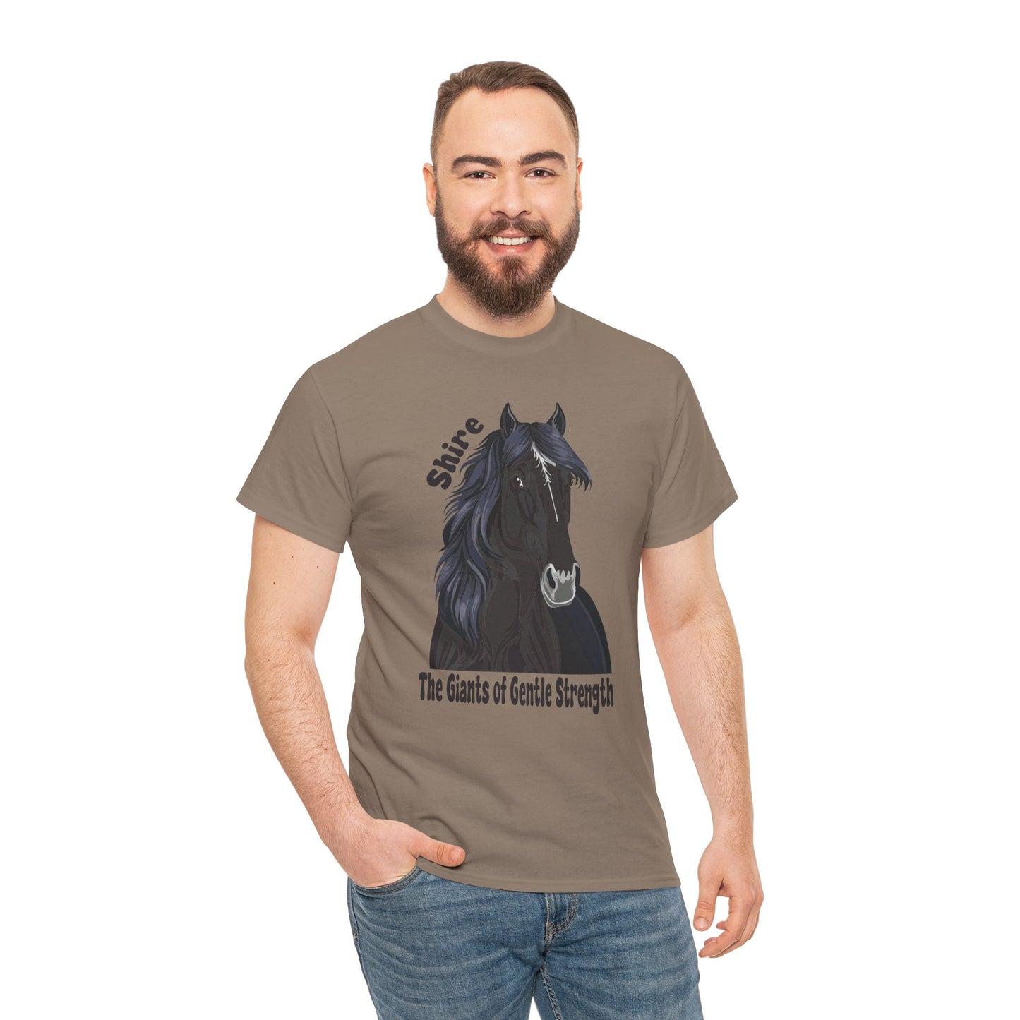 Shire Horse Unisex Heavy Cotton Tee