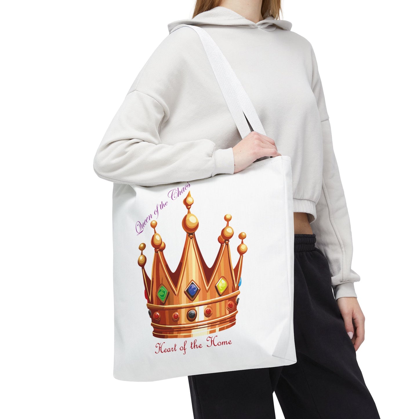 Queen of Chaos Tote Bag - Heart of the Home Style