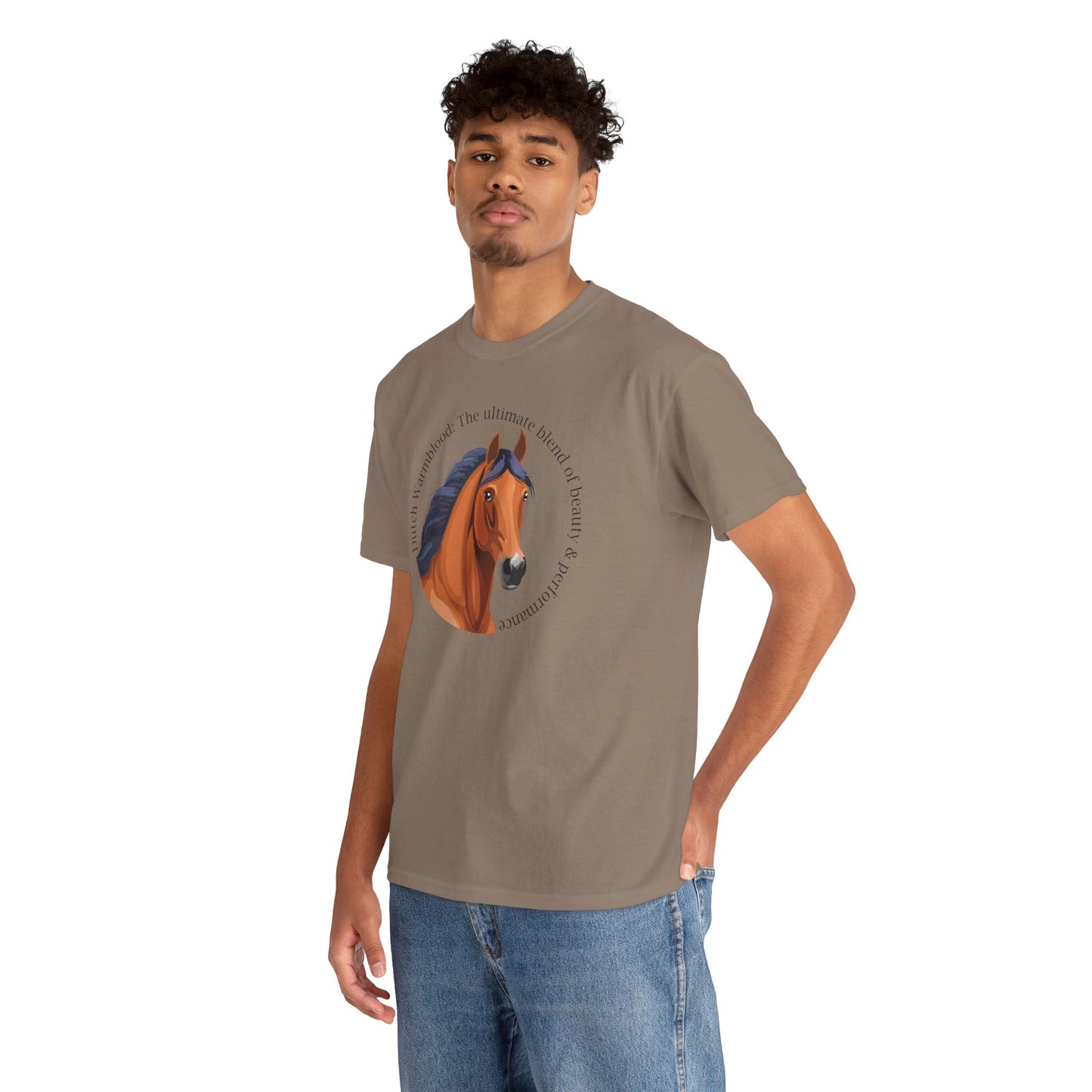 Dutch Warmblood Unisex Heavy Cotton Tee - "The Ultimate Blend of Beauty & Performance"