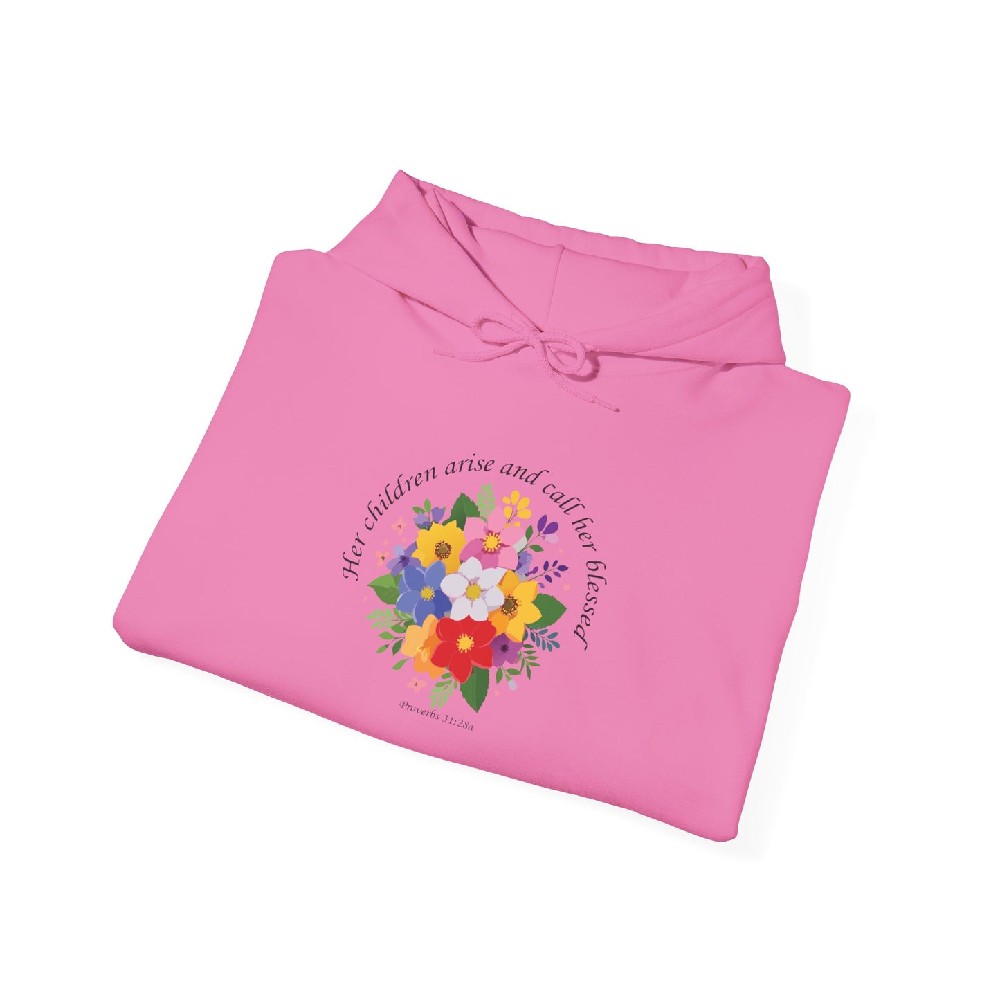Floral Inspirational Hoodie for Mothers