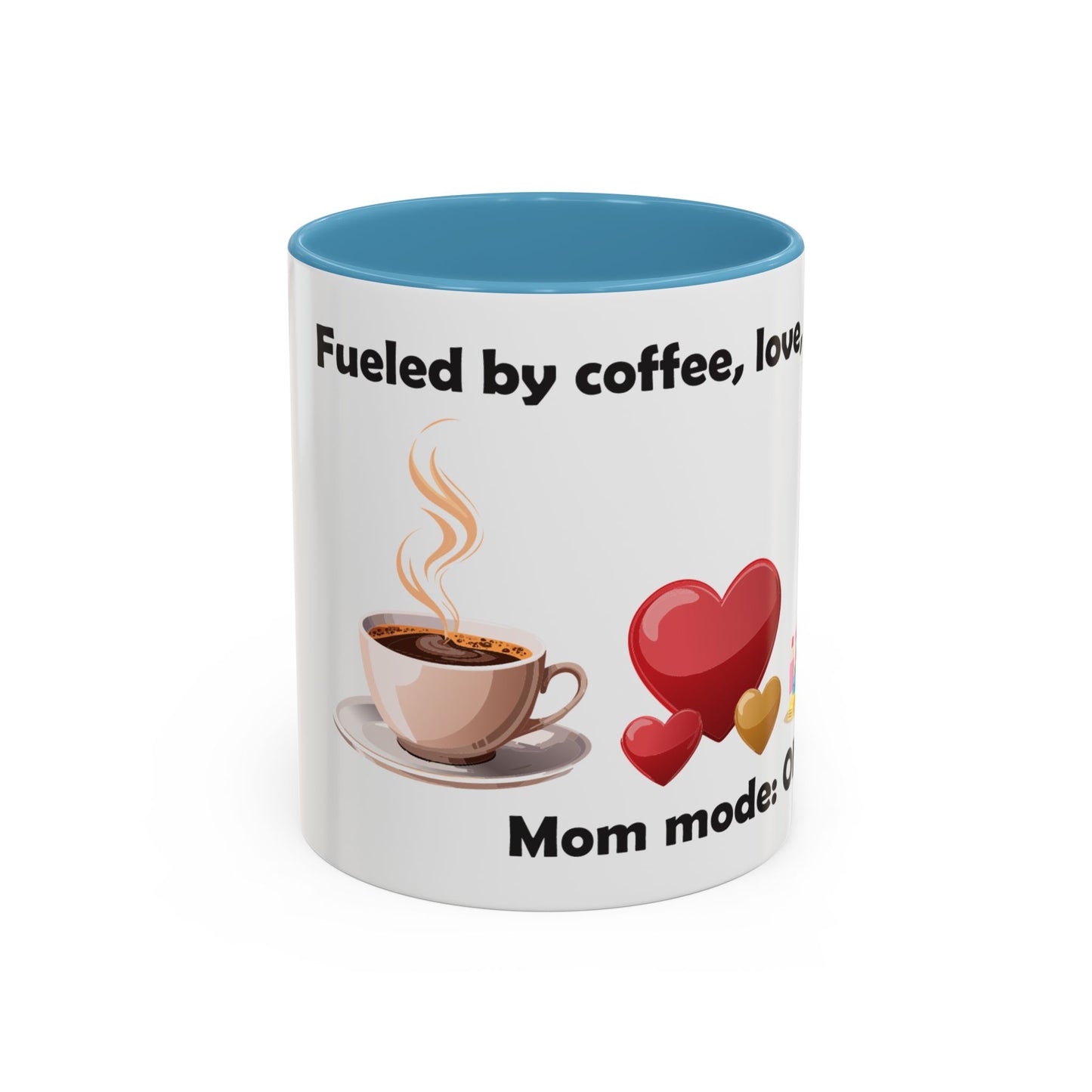Mom Life Coffee Mug - 'Fueled by Coffee, Love & Chaos' - Perfect Gift for Moms