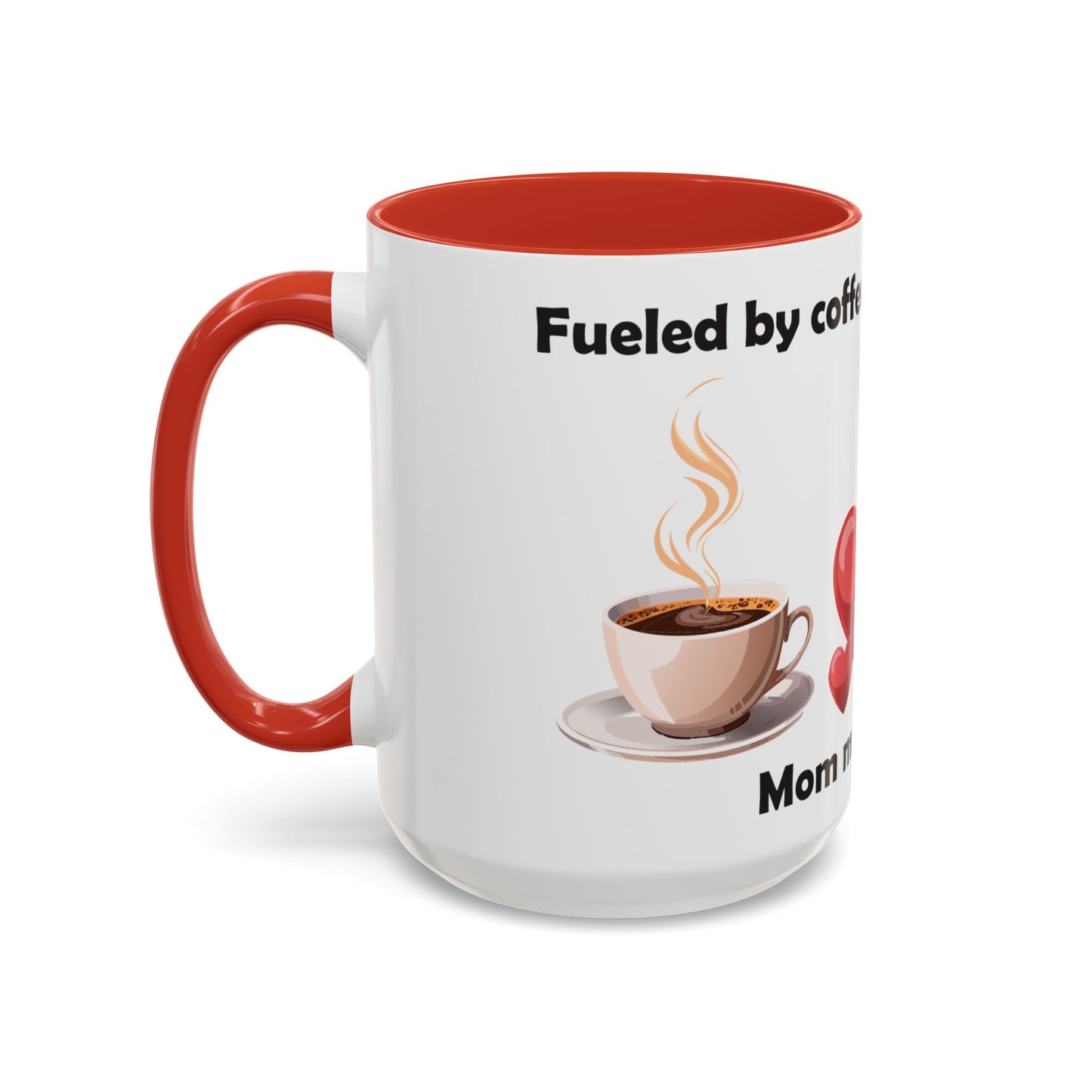 Mom Life Coffee Mug - 'Fueled by Coffee, Love & Chaos' - Perfect Gift for Moms