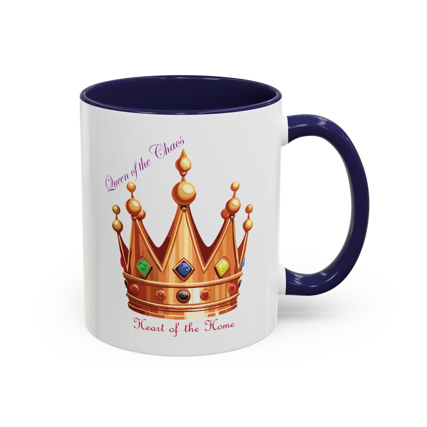Queen of the Chaos Accent Coffee Mug - 11oz & 15oz - Perfect Gift for Home Decor