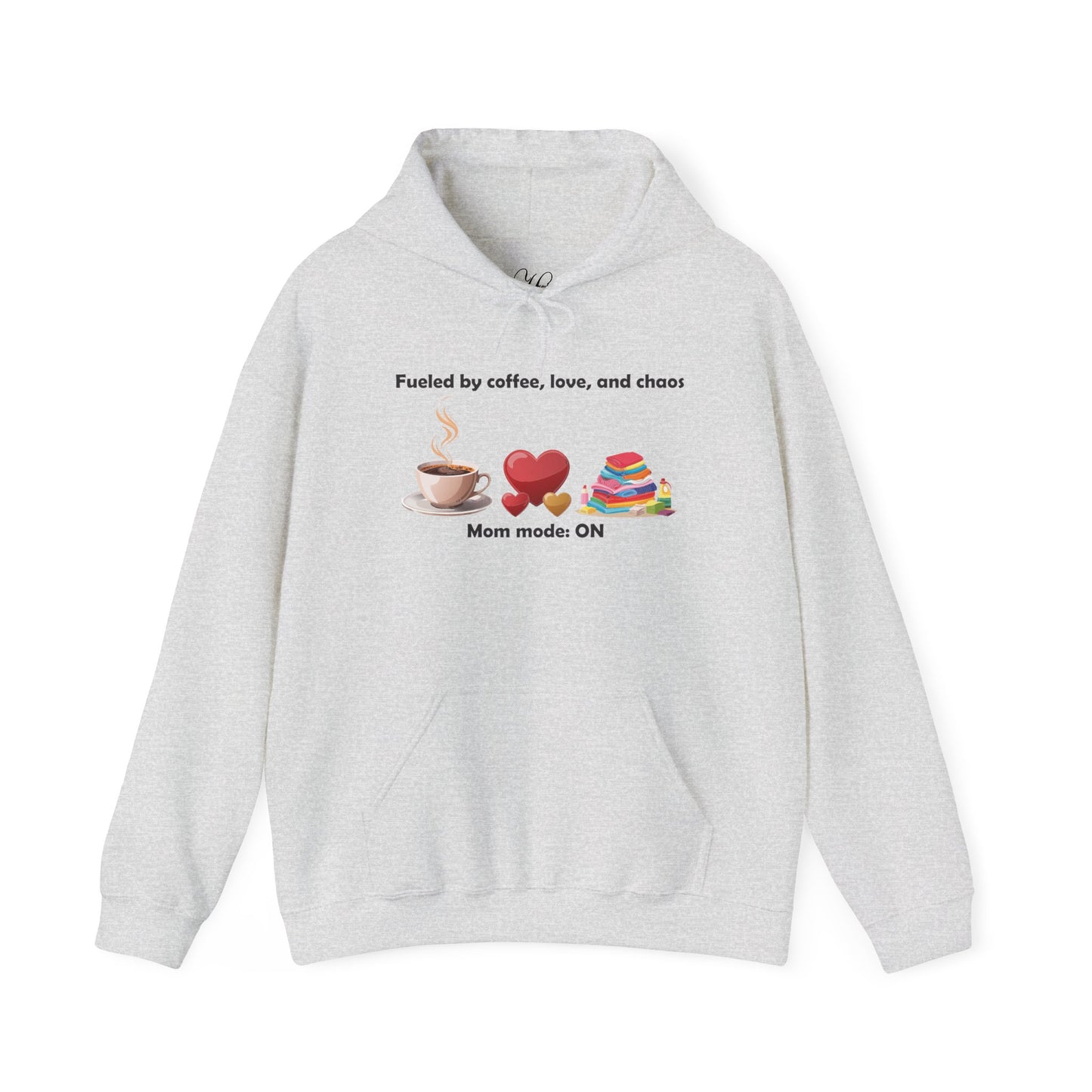 Mom Life Sweatshirt - Fueled by Coffee, Love, and Chaos