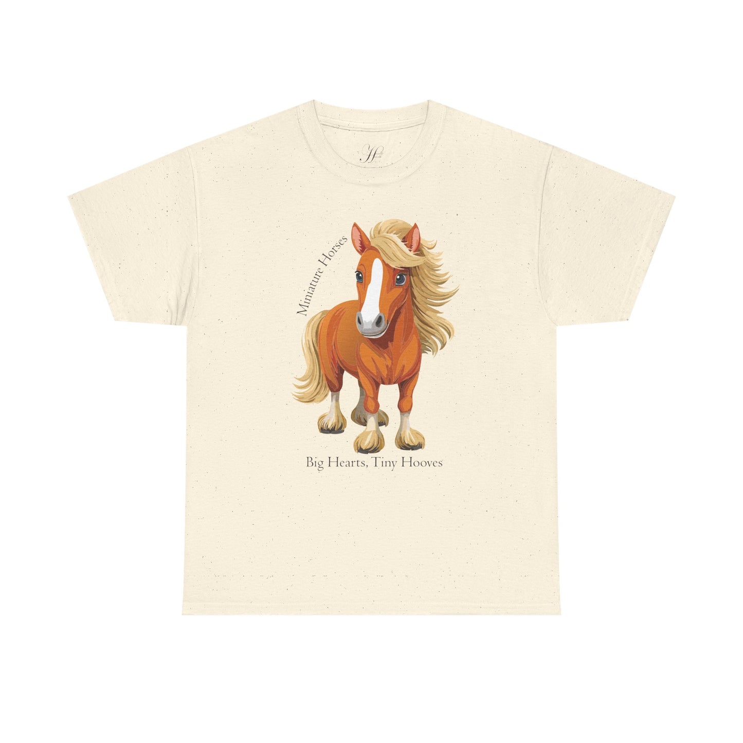 Miniature Horse Unisex Heavy Cotton Tee