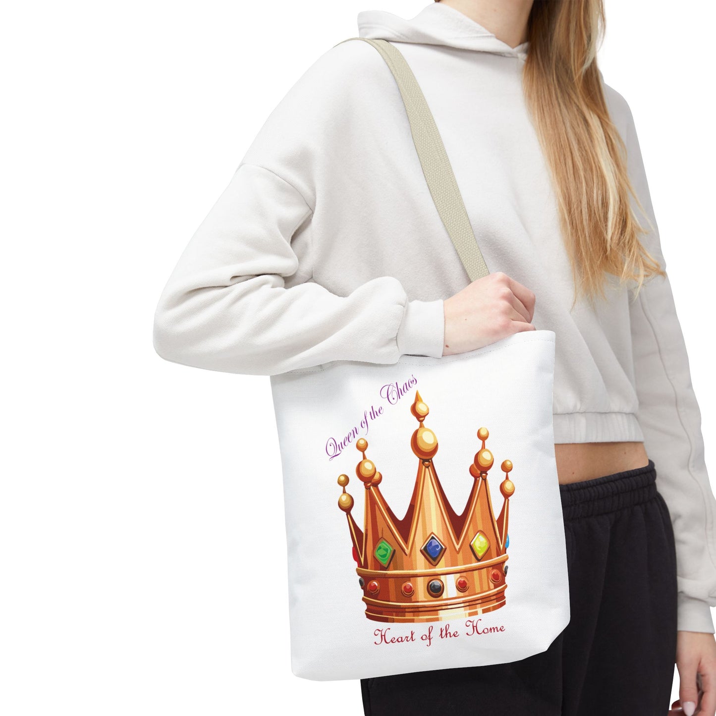 Queen of Chaos Tote Bag - Heart of the Home Style