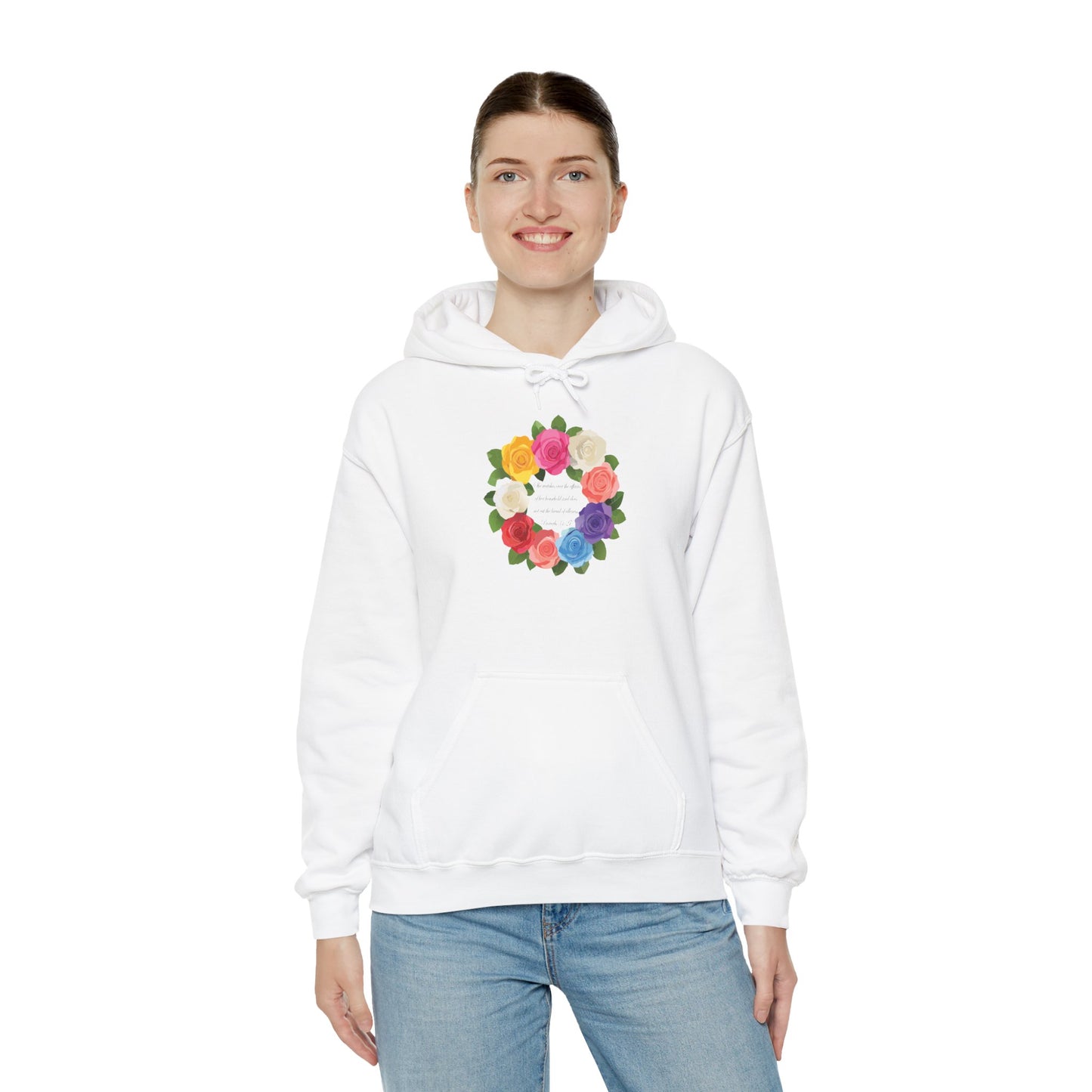 Floral Wreath for Mother Unisex Hoodie - Cozy & Stylish Sweatshirt for All Occasions