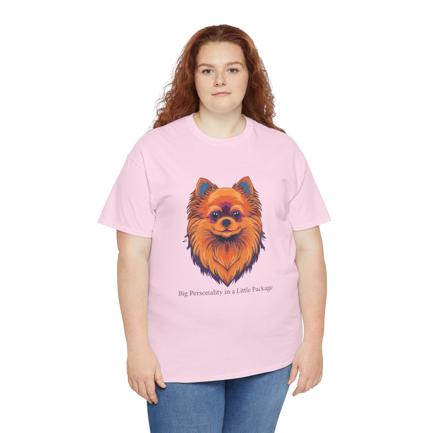 Pomerania - Gran personalidad en un paquete pequeño Camiseta unisex de algodón grueso