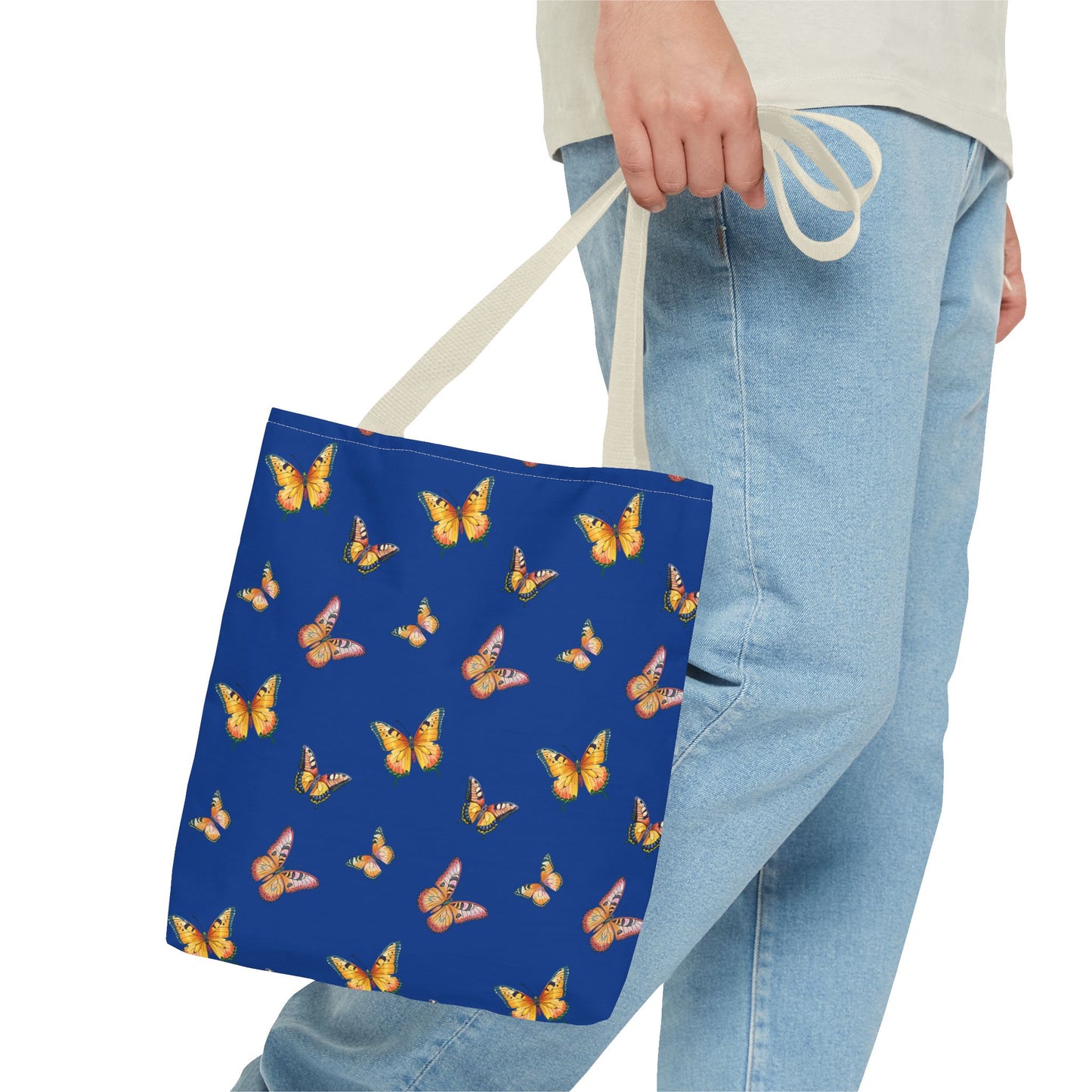Colorful Butterfly Print Tote Bag - Stylish & Functional