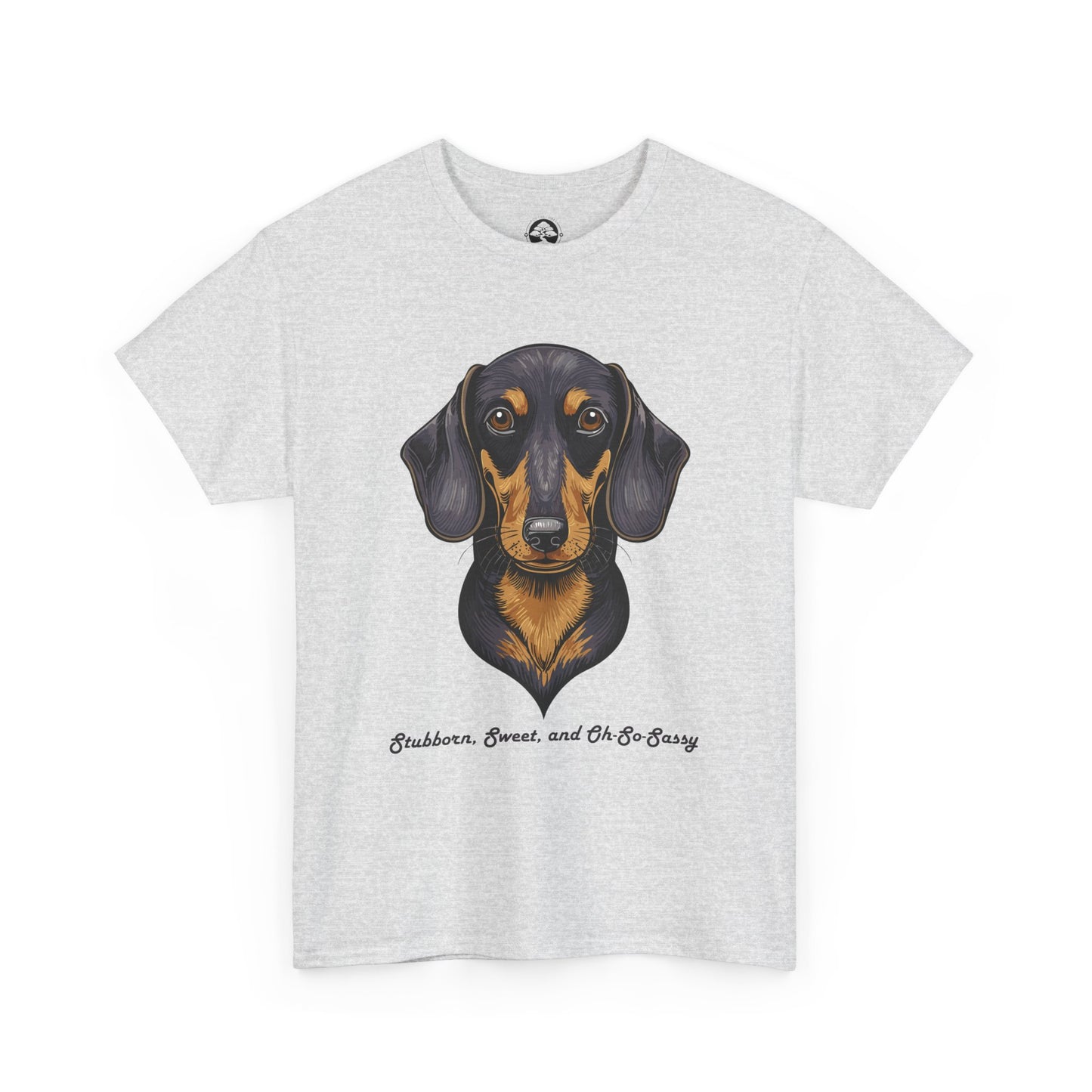Camiseta unisex de algodón grueso para amantes de los perros salchicha: divertida y cómoda camiseta para mascotas