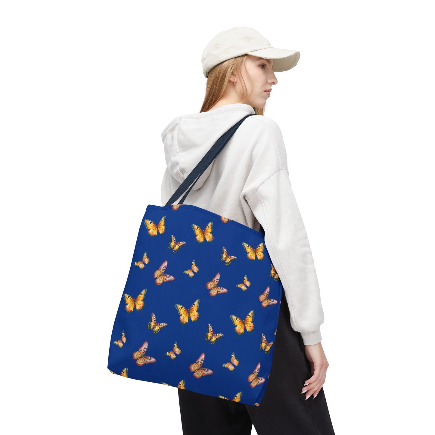 Colorful Butterfly Print Tote Bag - Stylish & Functional