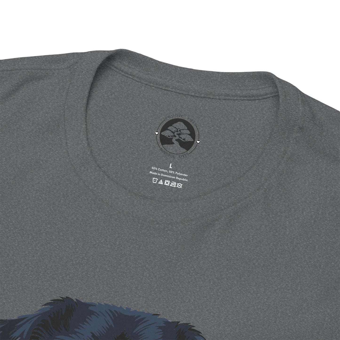 Camiseta unisex de algodón grueso Rottweiler - Power Wraped in Lover