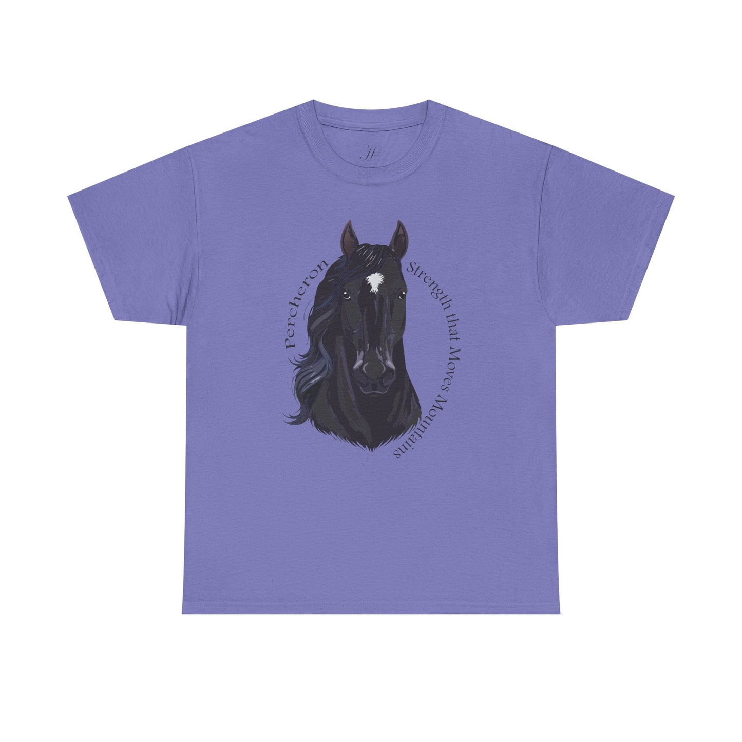 Percheron Unisex Heavy Cotton Tee - Horse Design