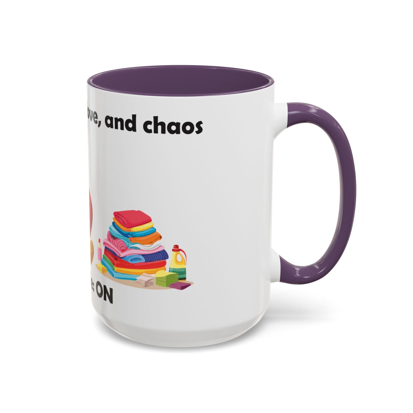 Mom Life Coffee Mug - 'Fueled by Coffee, Love & Chaos' - Perfect Gift for Moms