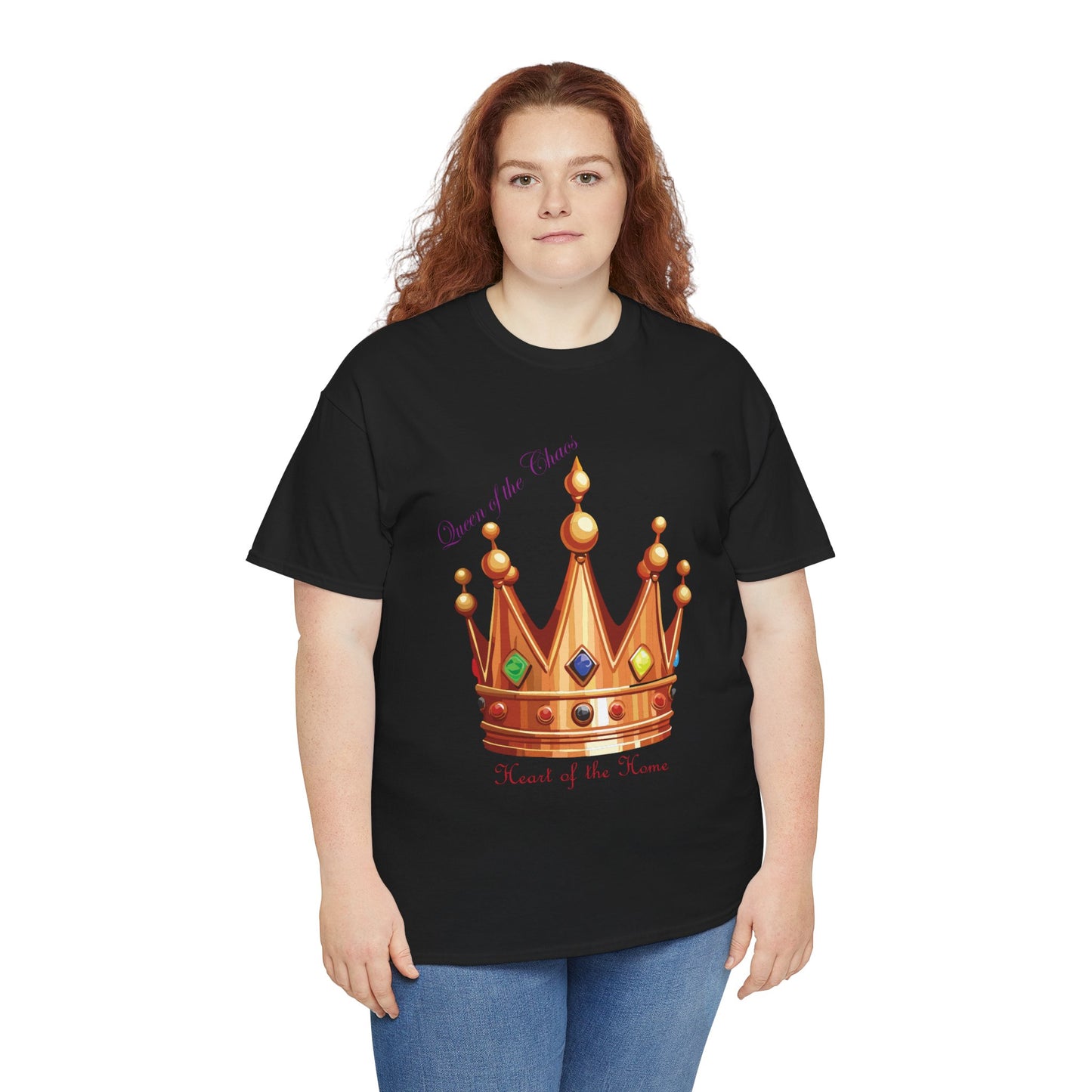 Queen of the House Crown Tee - Unisex Heavy Cotton T-Shirt