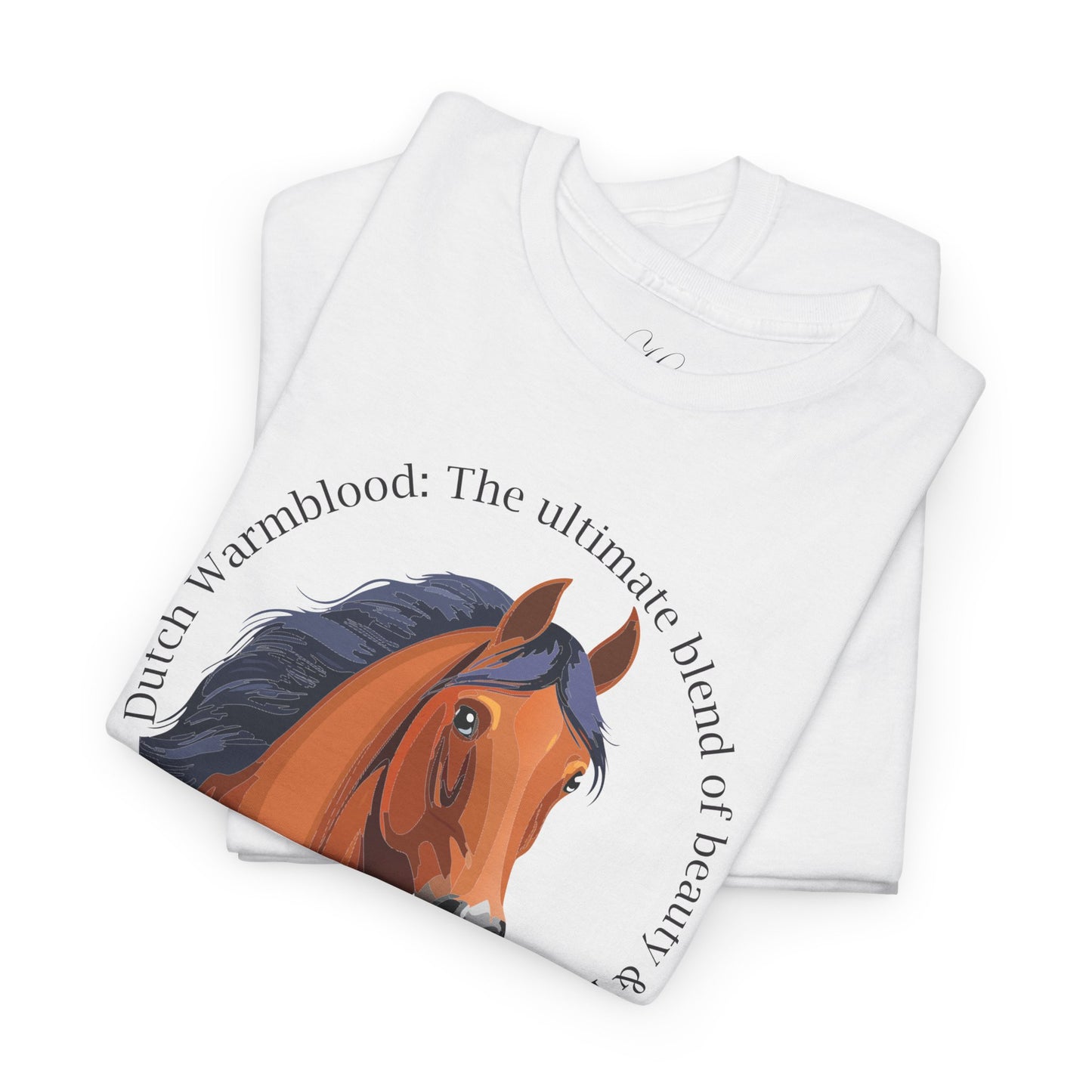 Dutch Warmblood Unisex Heavy Cotton Tee - "The Ultimate Blend of Beauty & Performance"