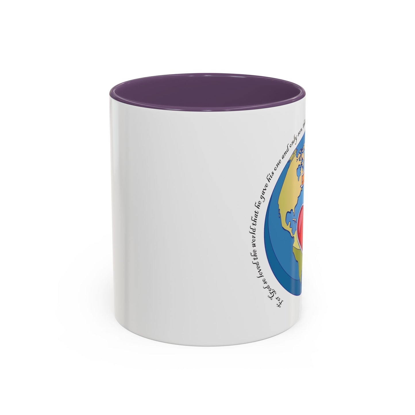 Taza de café con acento inspirador: diseño de fe y amor, perfecta para la motivación diaria.