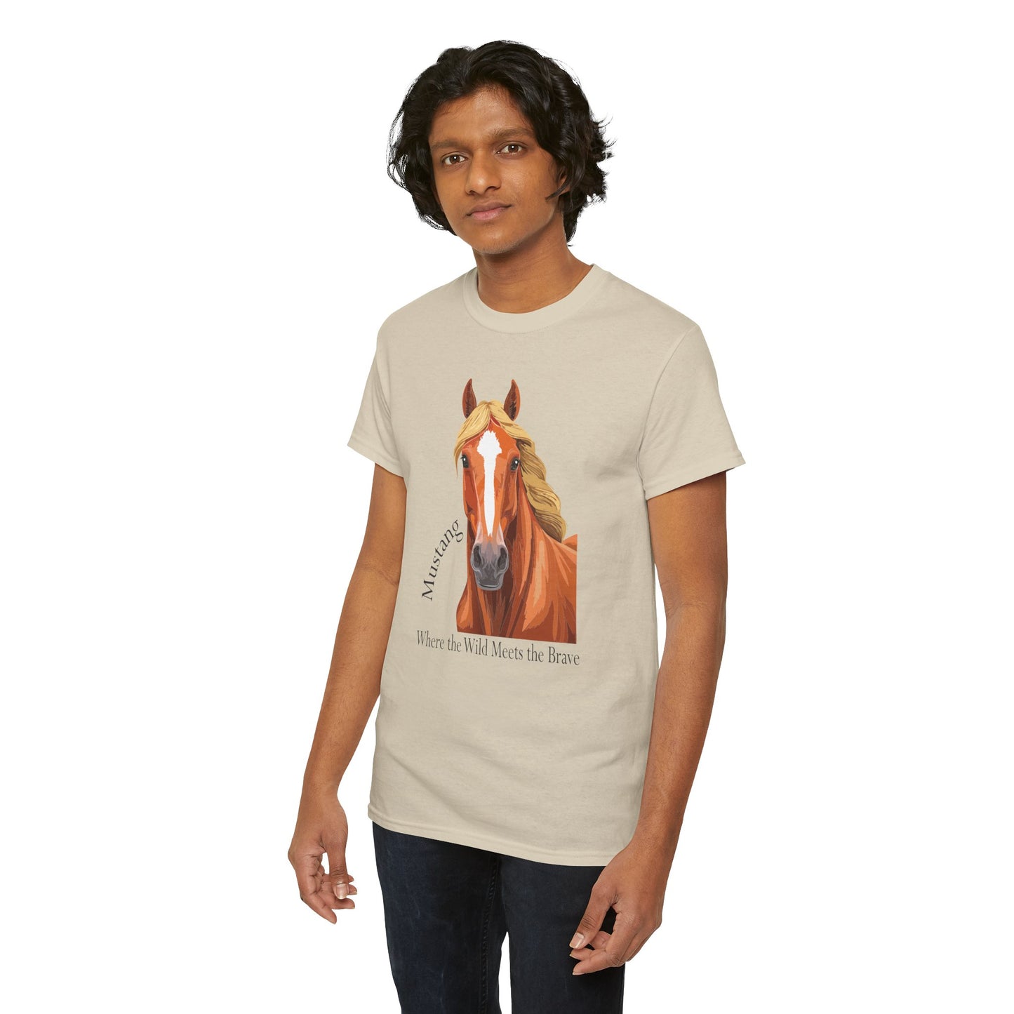 Mustang Unisex Heavy Cotton Tee