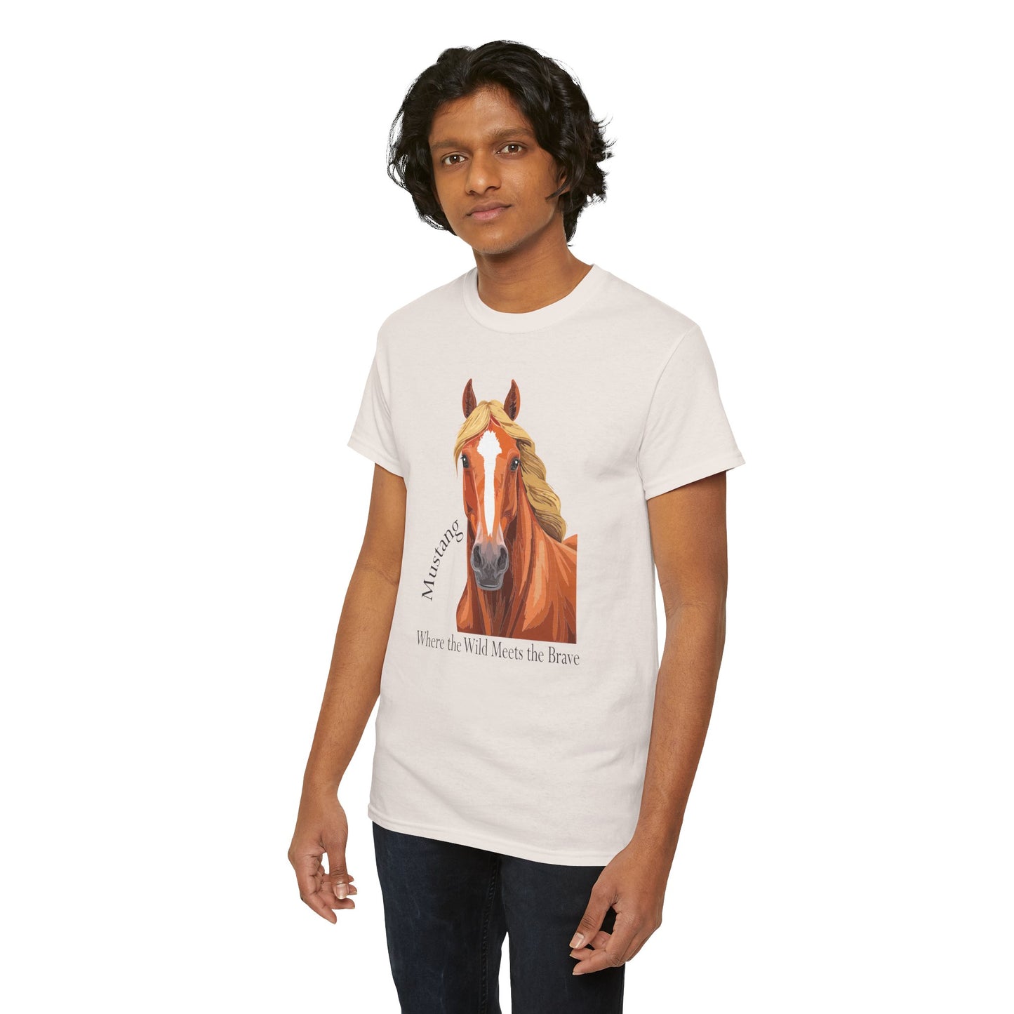 Mustang Unisex Heavy Cotton Tee