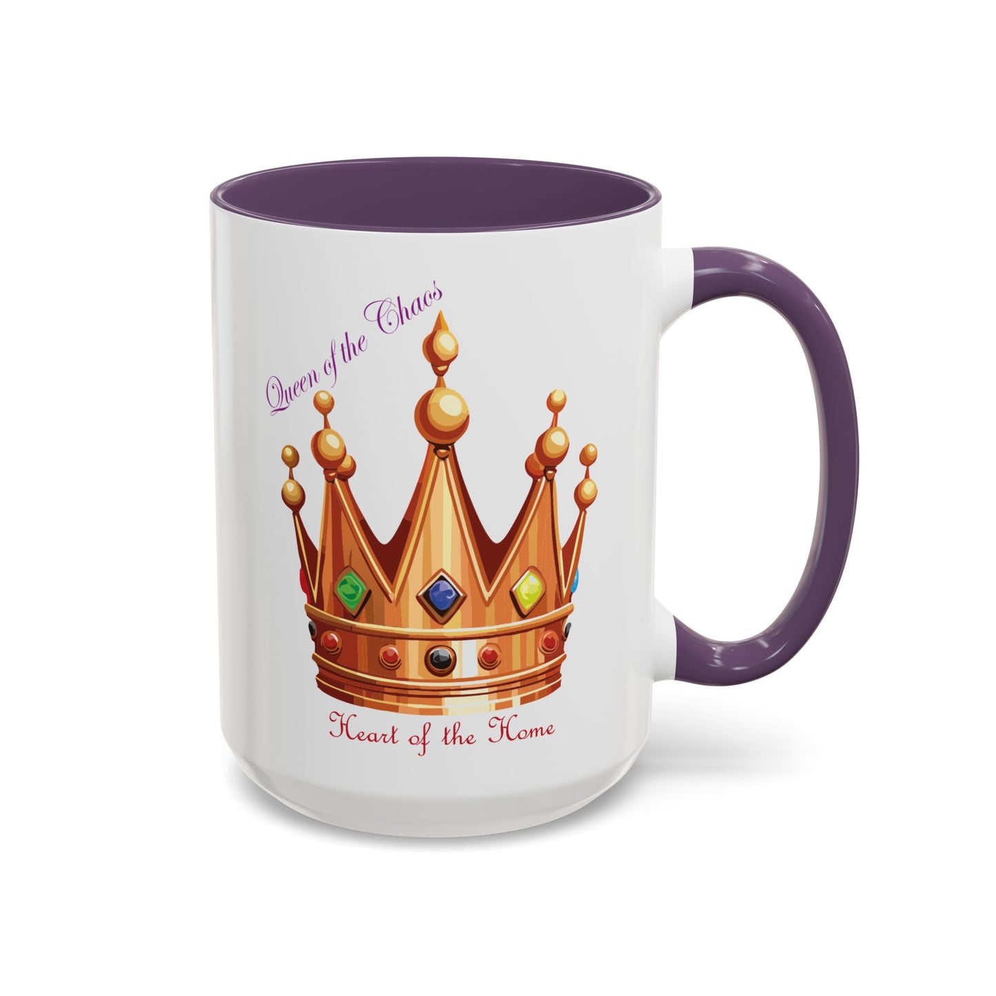Queen of the Chaos Accent Coffee Mug - 11oz & 15oz - Perfect Gift for Home Decor