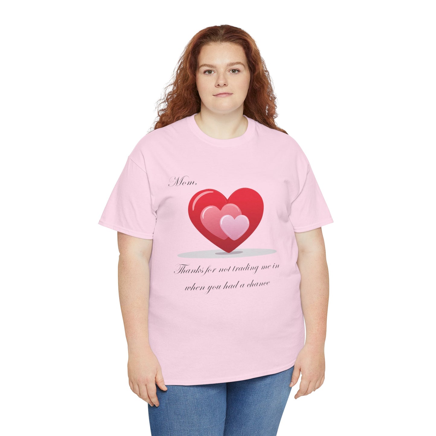 Mom Appreciation Unisex Heavy Cotton Tee - Heart Design