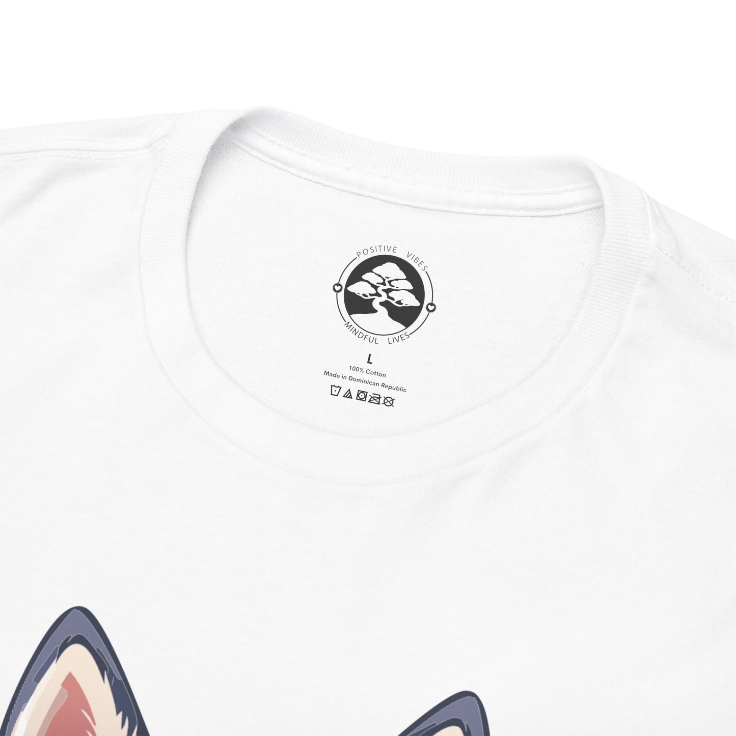 Camiseta unisex de algodón grueso con espíritu de perro de trineo y corazón de perro doméstico de Siberian Huskey