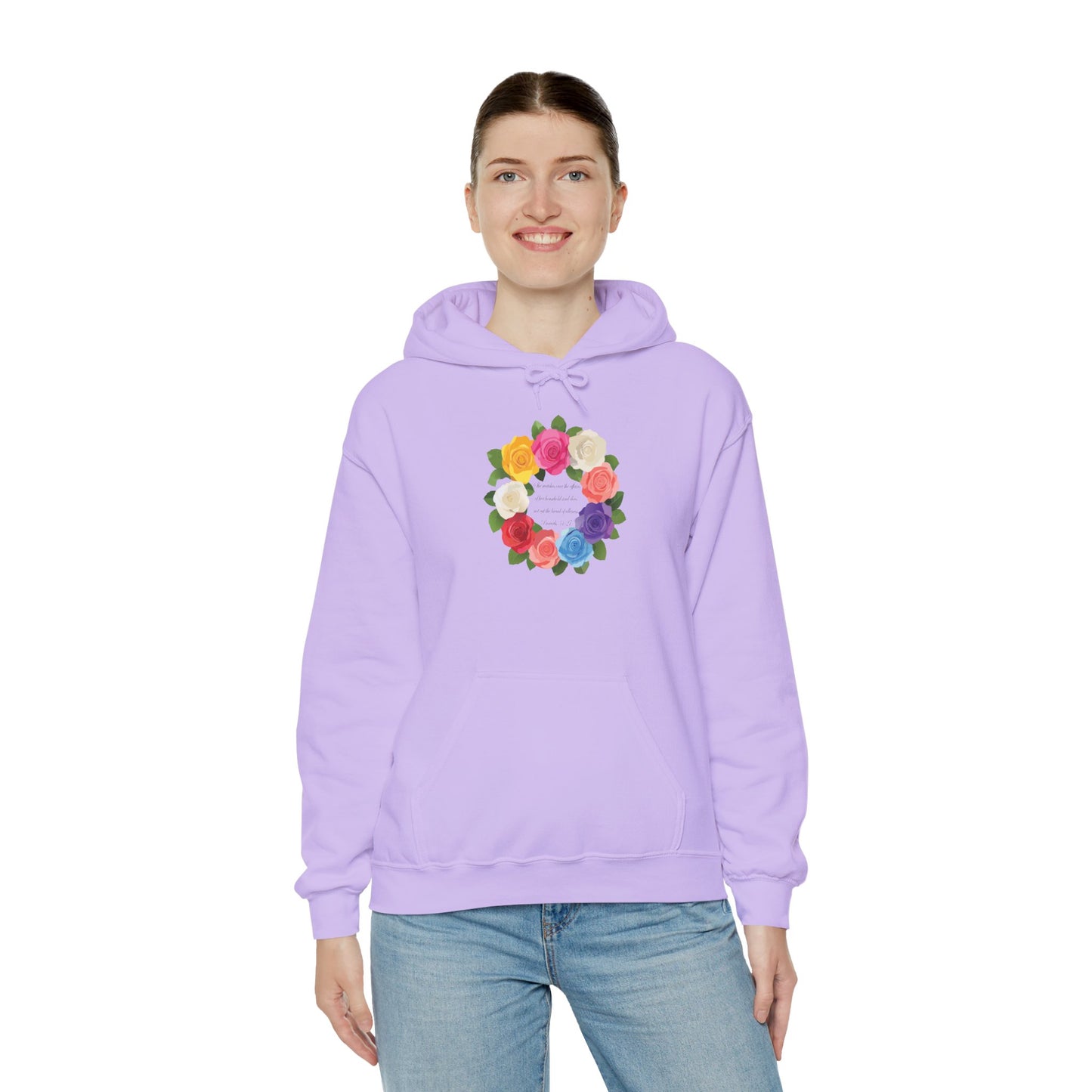 Floral Wreath for Mother Unisex Hoodie - Cozy & Stylish Sweatshirt for All Occasions
