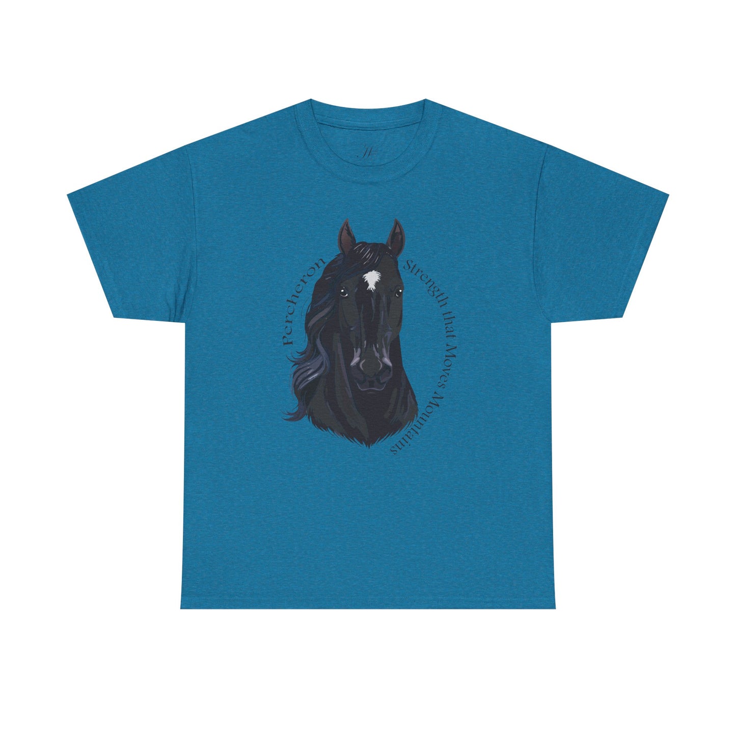 Percheron Unisex Heavy Cotton Tee - Horse Design