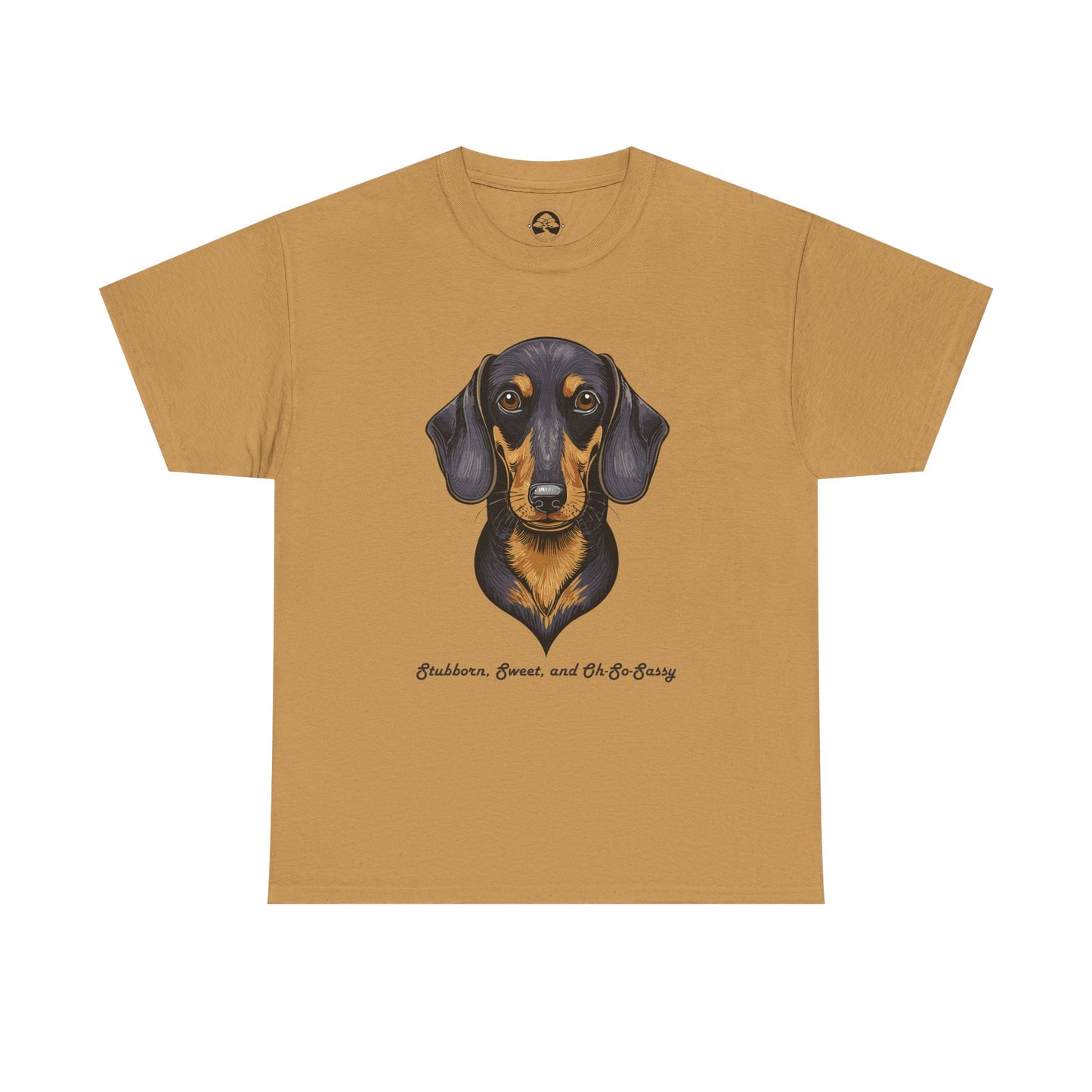 Camiseta unisex de algodón grueso para amantes de los perros salchicha: divertida y cómoda camiseta para mascotas