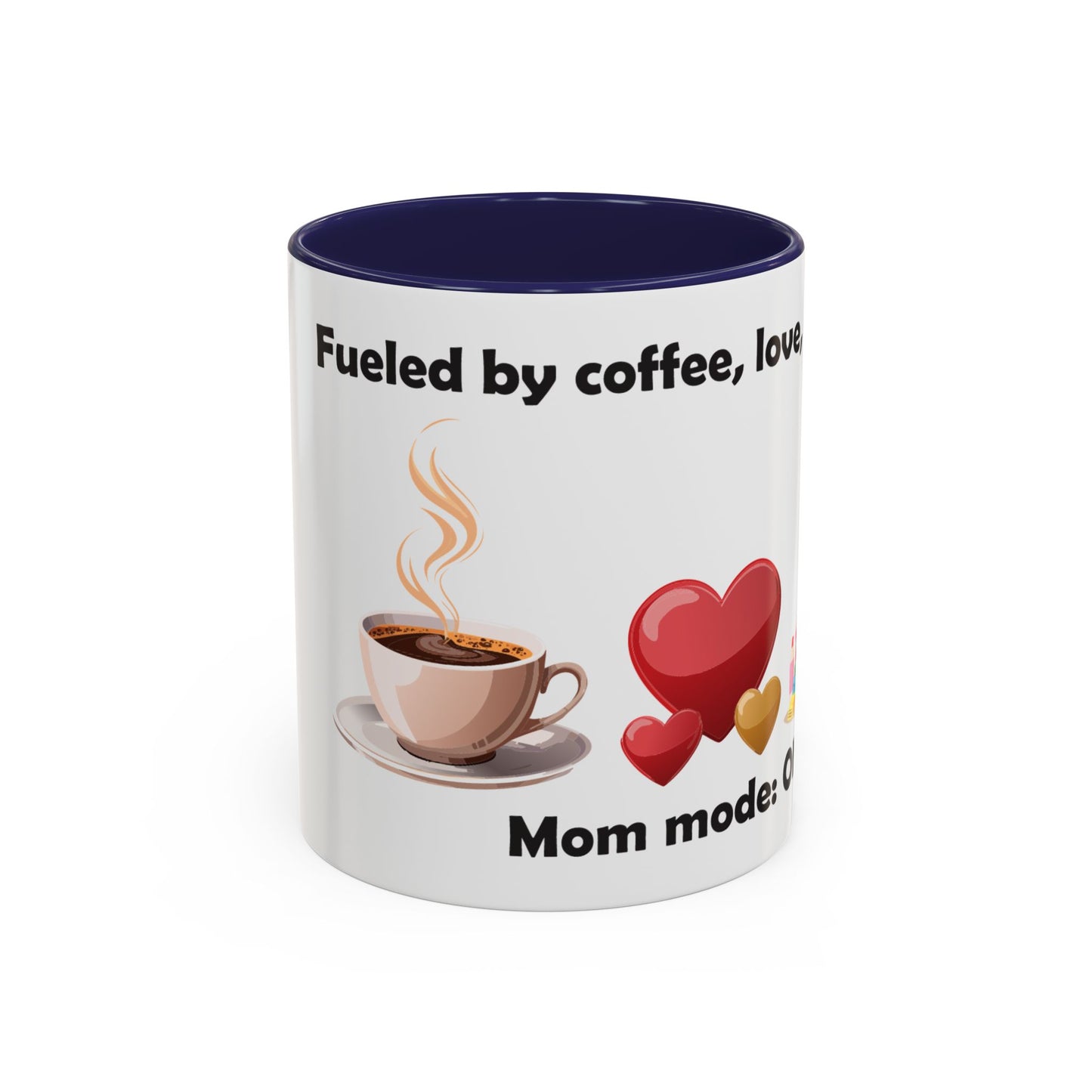 Mom Life Coffee Mug - 'Fueled by Coffee, Love & Chaos' - Perfect Gift for Moms