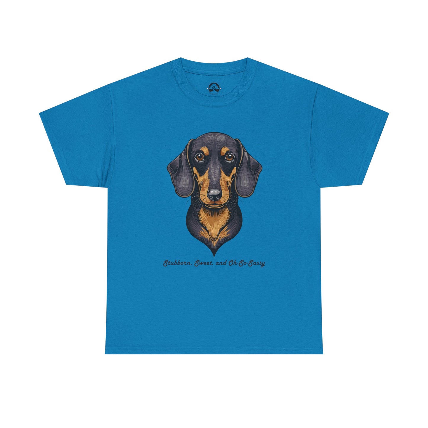 Camiseta unisex de algodón grueso para amantes de los perros salchicha: divertida y cómoda camiseta para mascotas