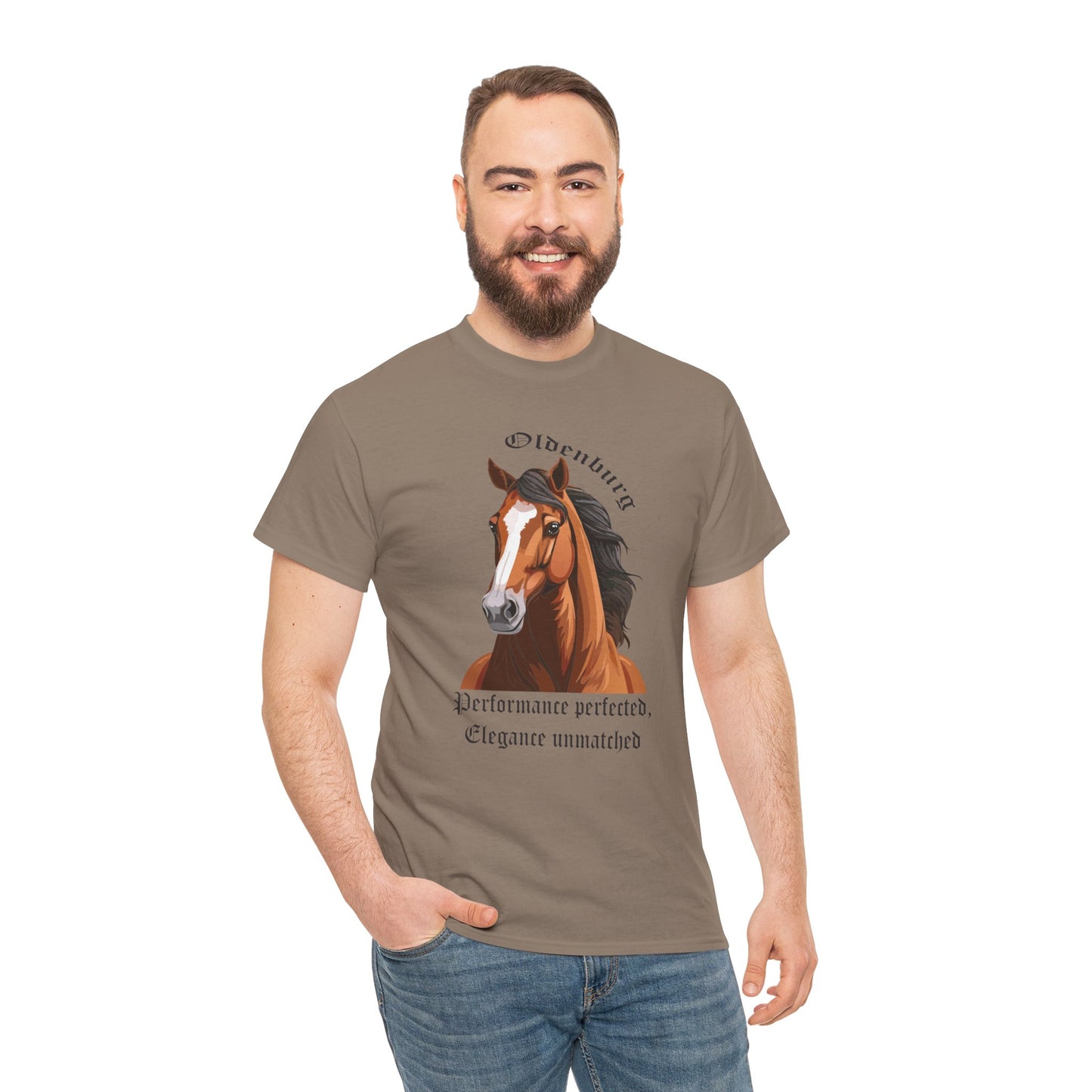 Oldenburg Unisex Heavy Cotton Tee - Performance Perfected, Elegance Unmatched