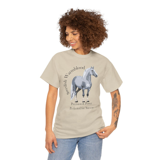 Swedish Warmblood Horse Tee - Precision & Power Design