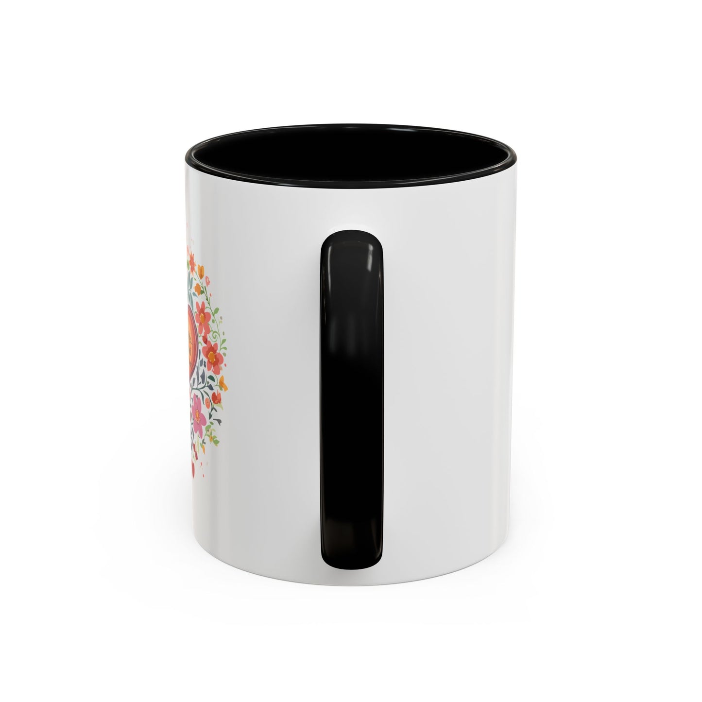 Mom Appreciation Heart Coffee Mug | Floral Design | 11 & 15oz Accent Mug