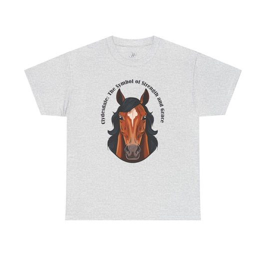 Clydesdale Horse Tee | Unisex Heavy Cotton T-Shirt