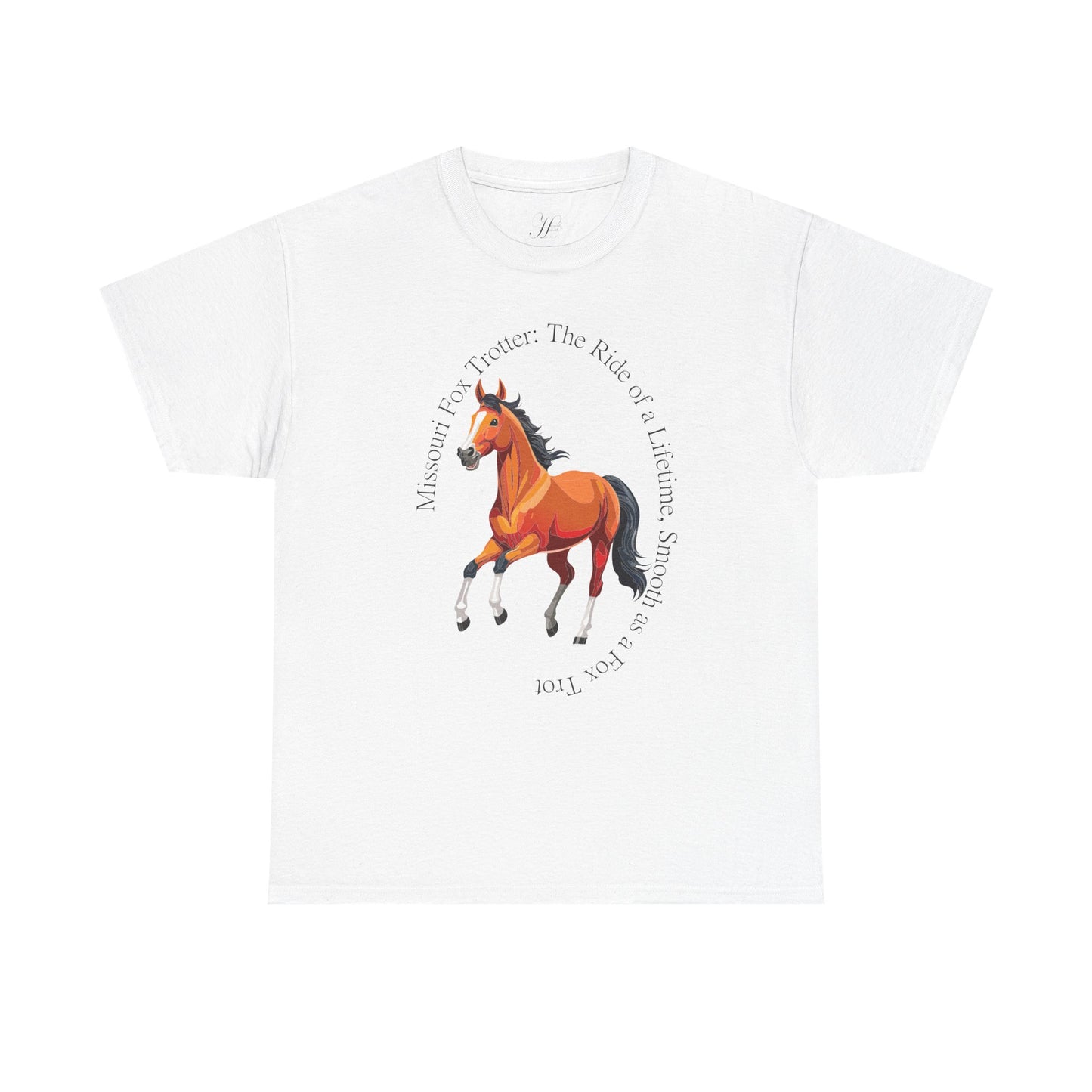 Missouri Fox Trotter: Unisex Heavy Cotton Horse Tee