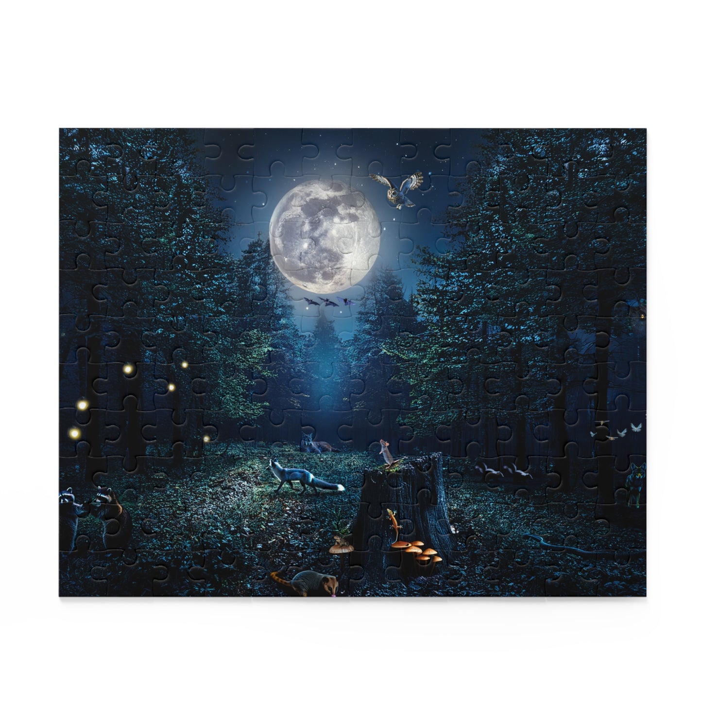 "Silent Night" Forest Puzzle - 120/252/500 pc Puzzles