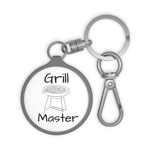 Grill Master Keyring Tag, Perfect Gift for BBQ Lovers, Personalized Keychain for Grill Enthusiasts, Father's Day Gift, Cooking Accessory