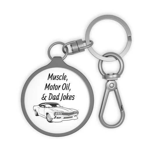 Muscle Car Keyring Tag - Perfect Gift for Dads Who Love Cars and Jokes